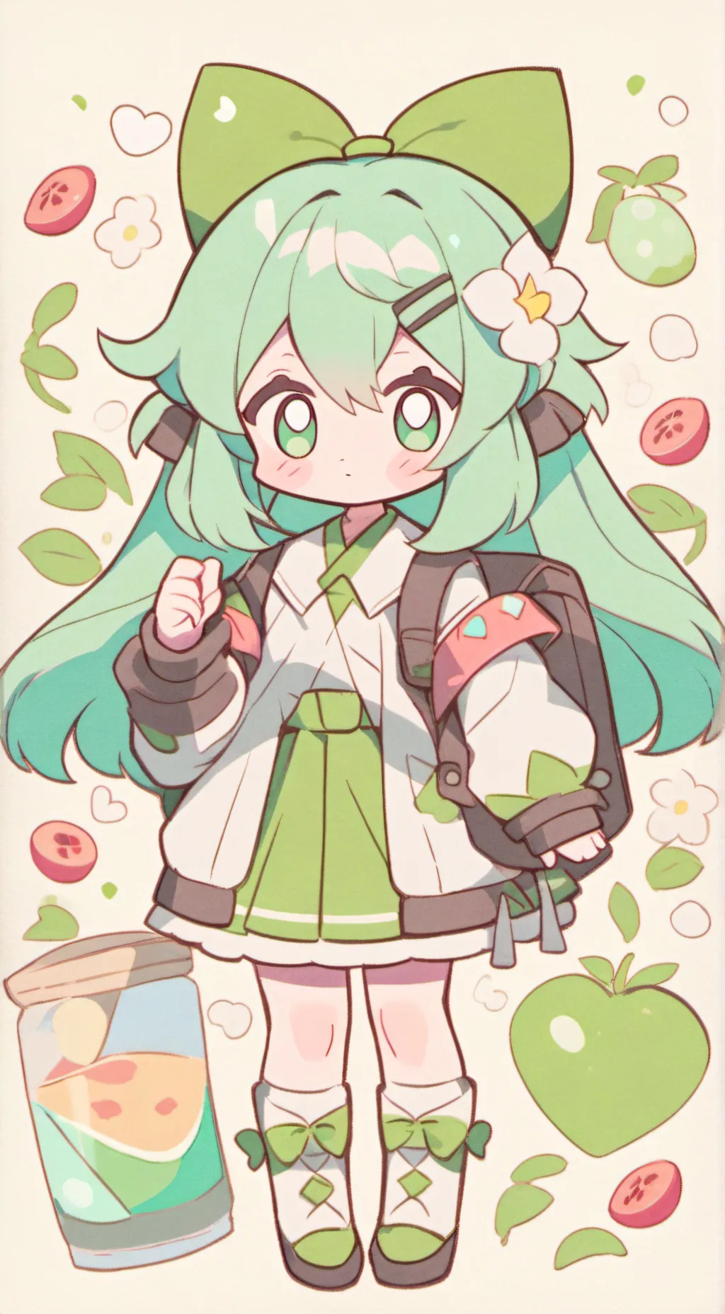 ai character: MD sleepover  background