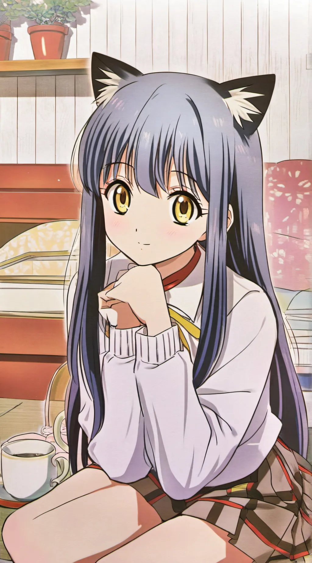 ai character: Chloe  background