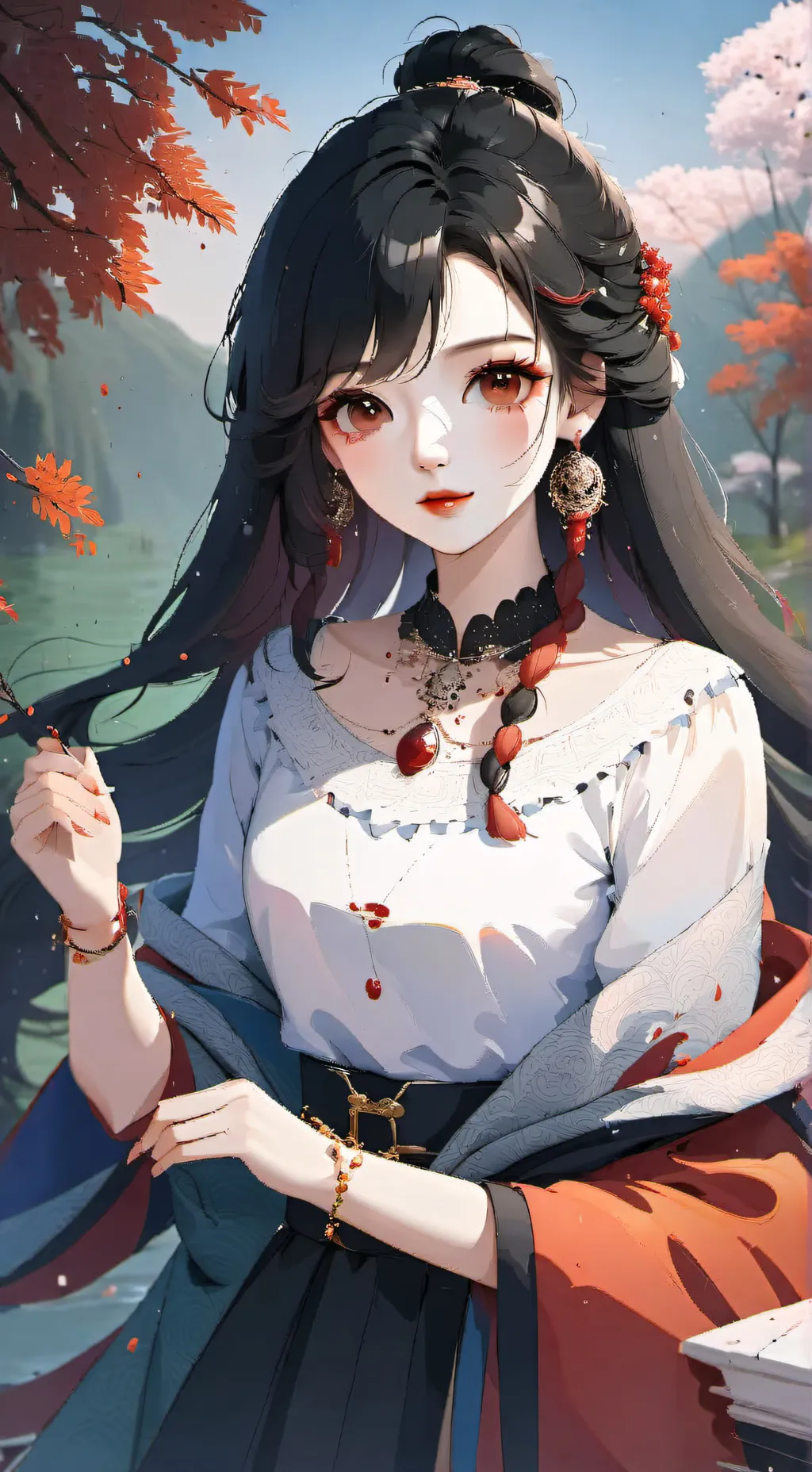 ai character: New girl background