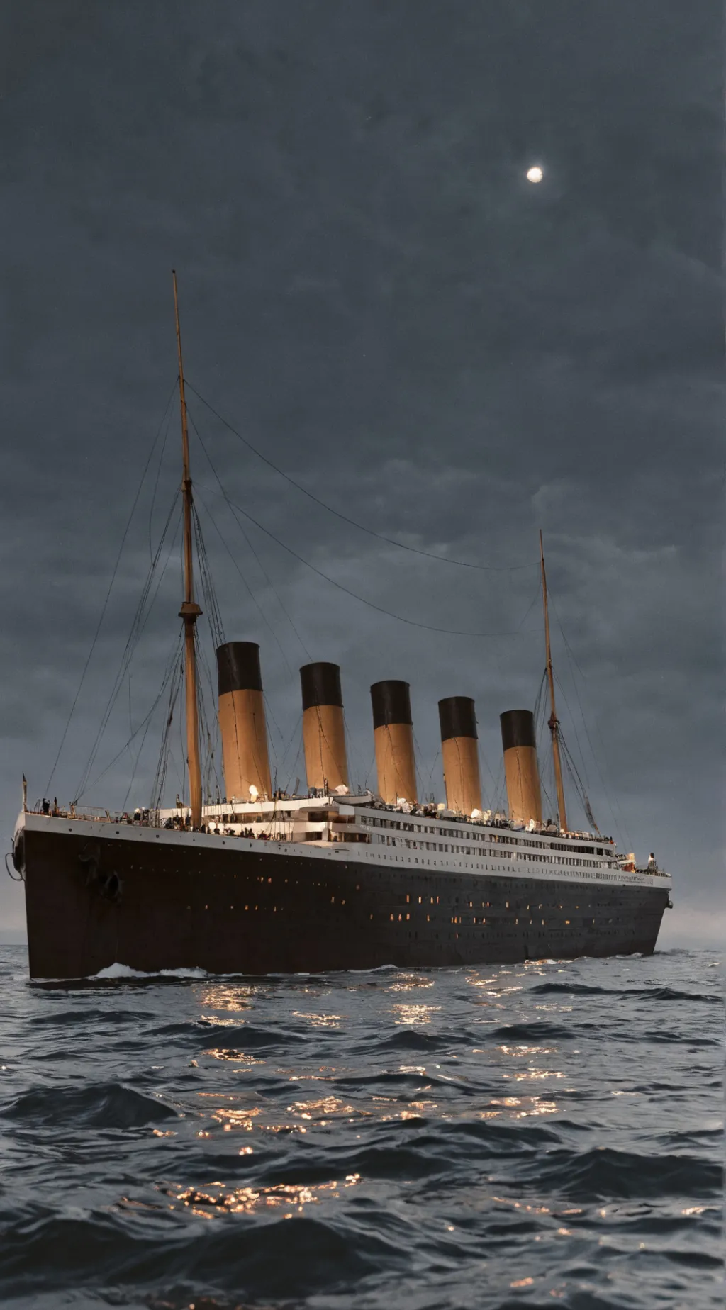 ai character: Titanic background