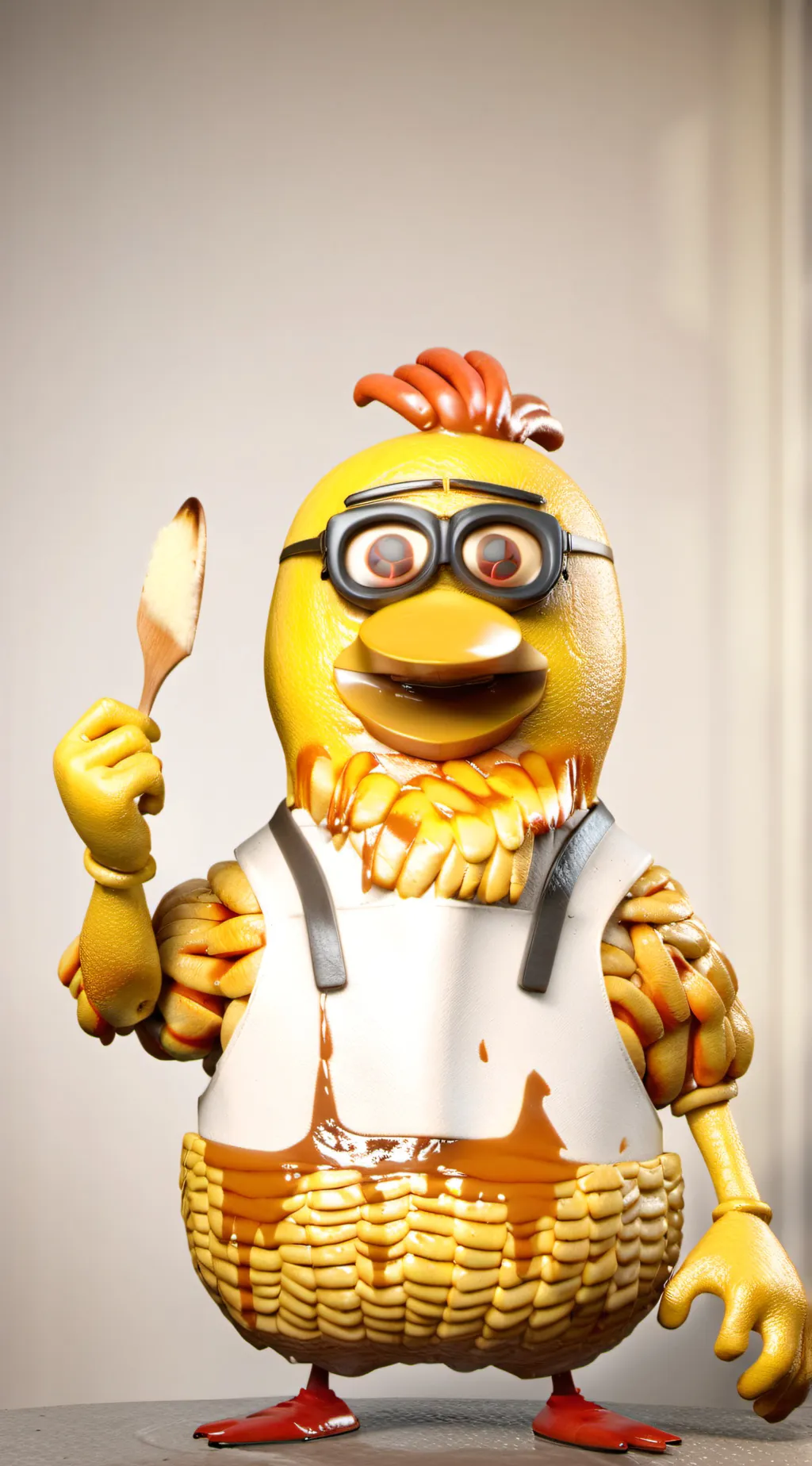ai character: cooked chica background