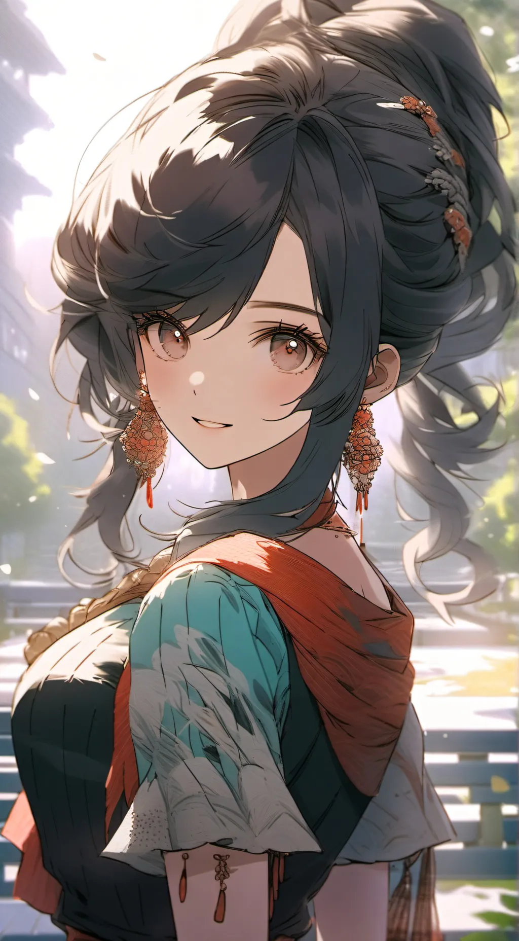 ai character: uwu cat  background