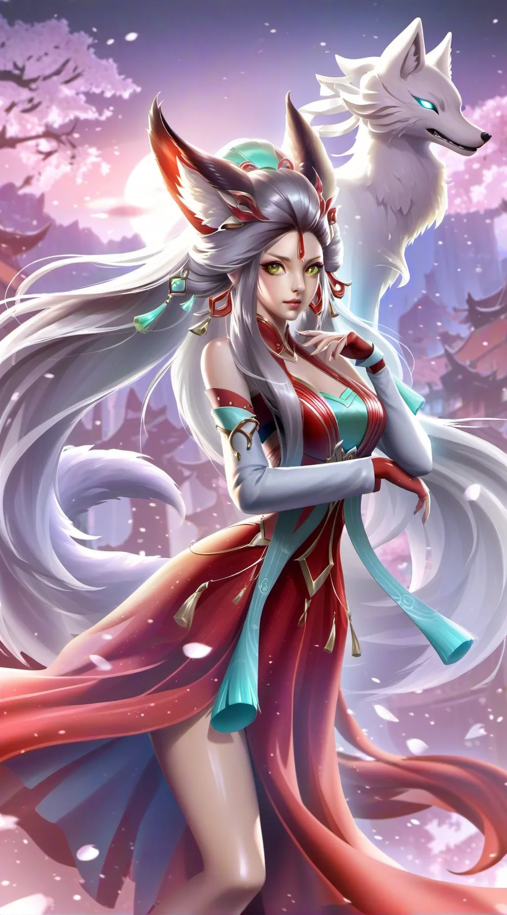 ai character: Selenia background