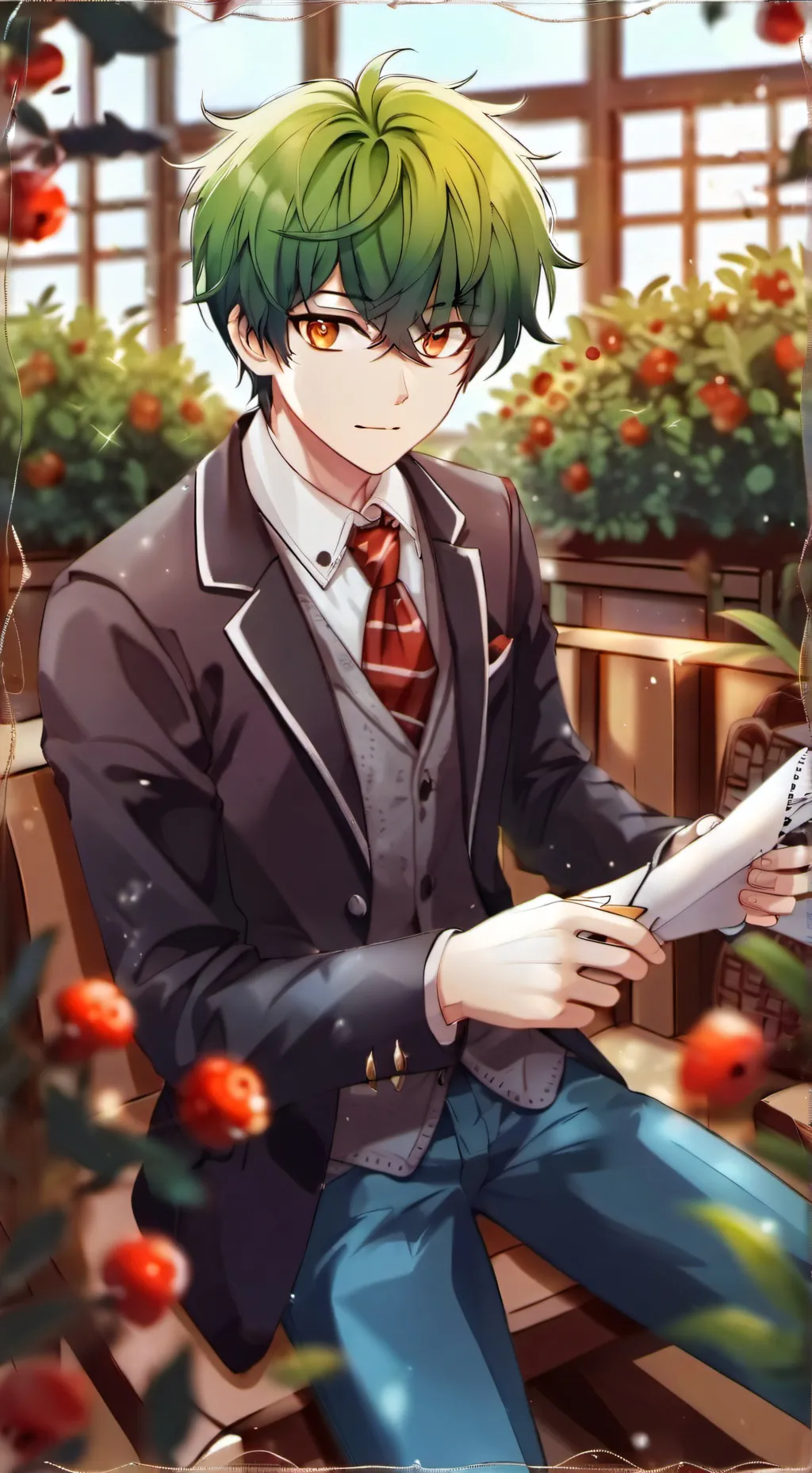 ai character: Deku background