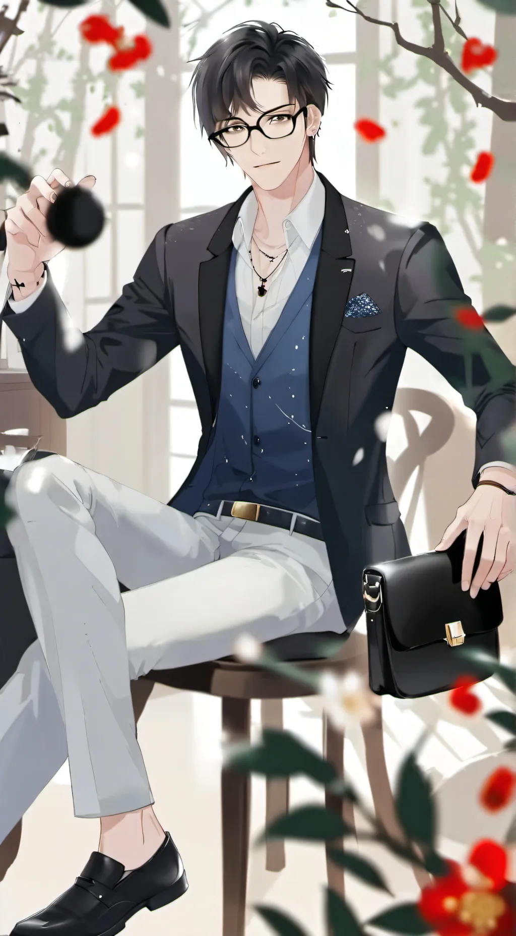 ai character: Dice background