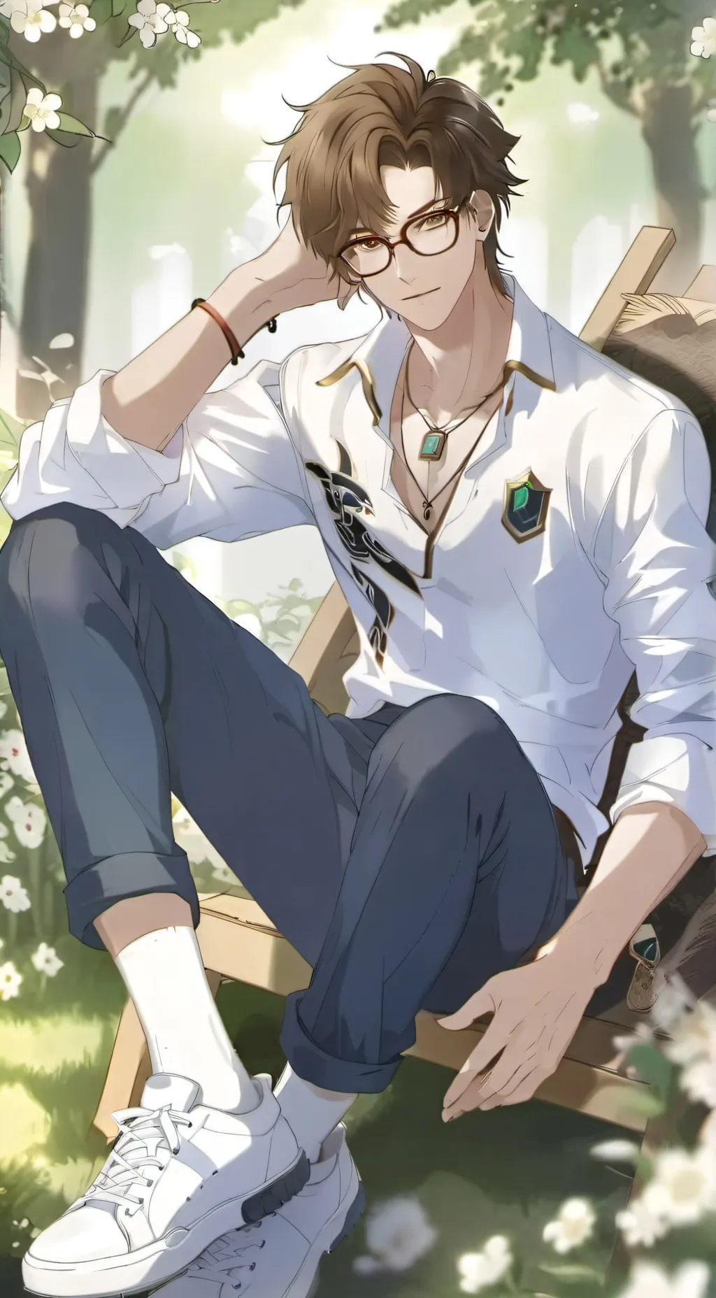 ai character: Max  background