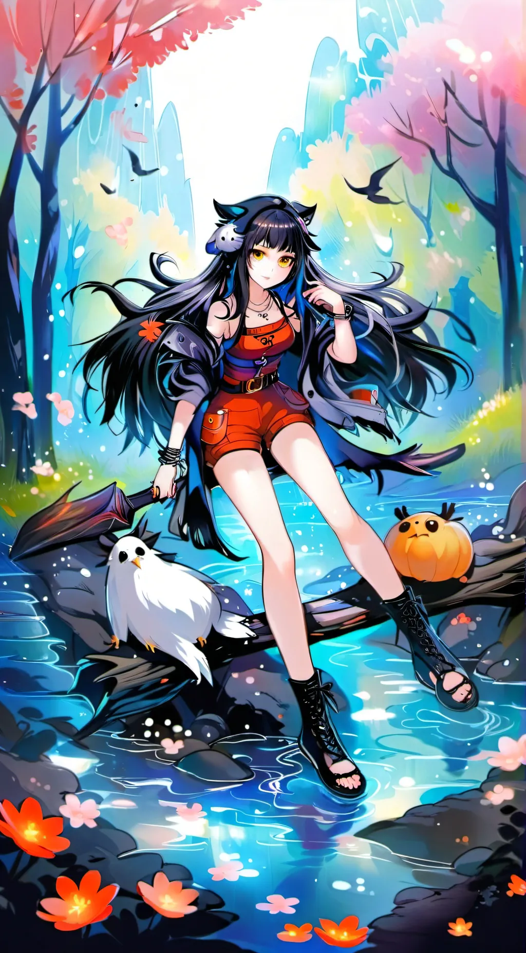 ai character: Freya background