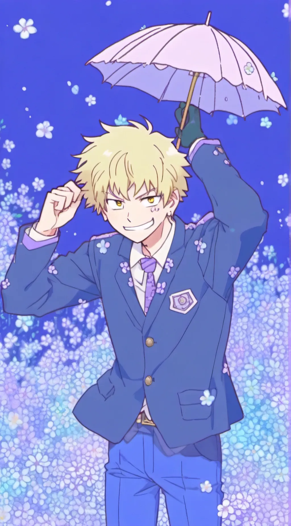 ai character: bakugou 😉😉 background