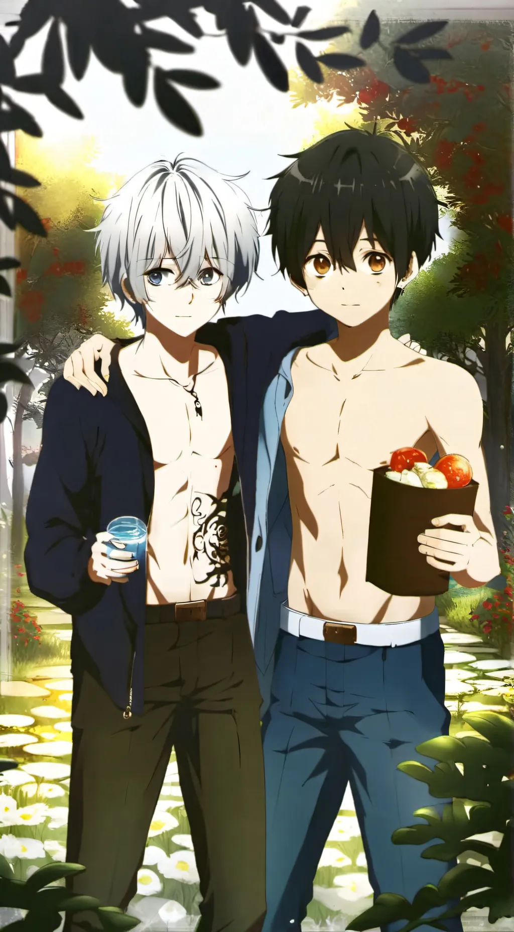 ai character: Schwule Jungs background