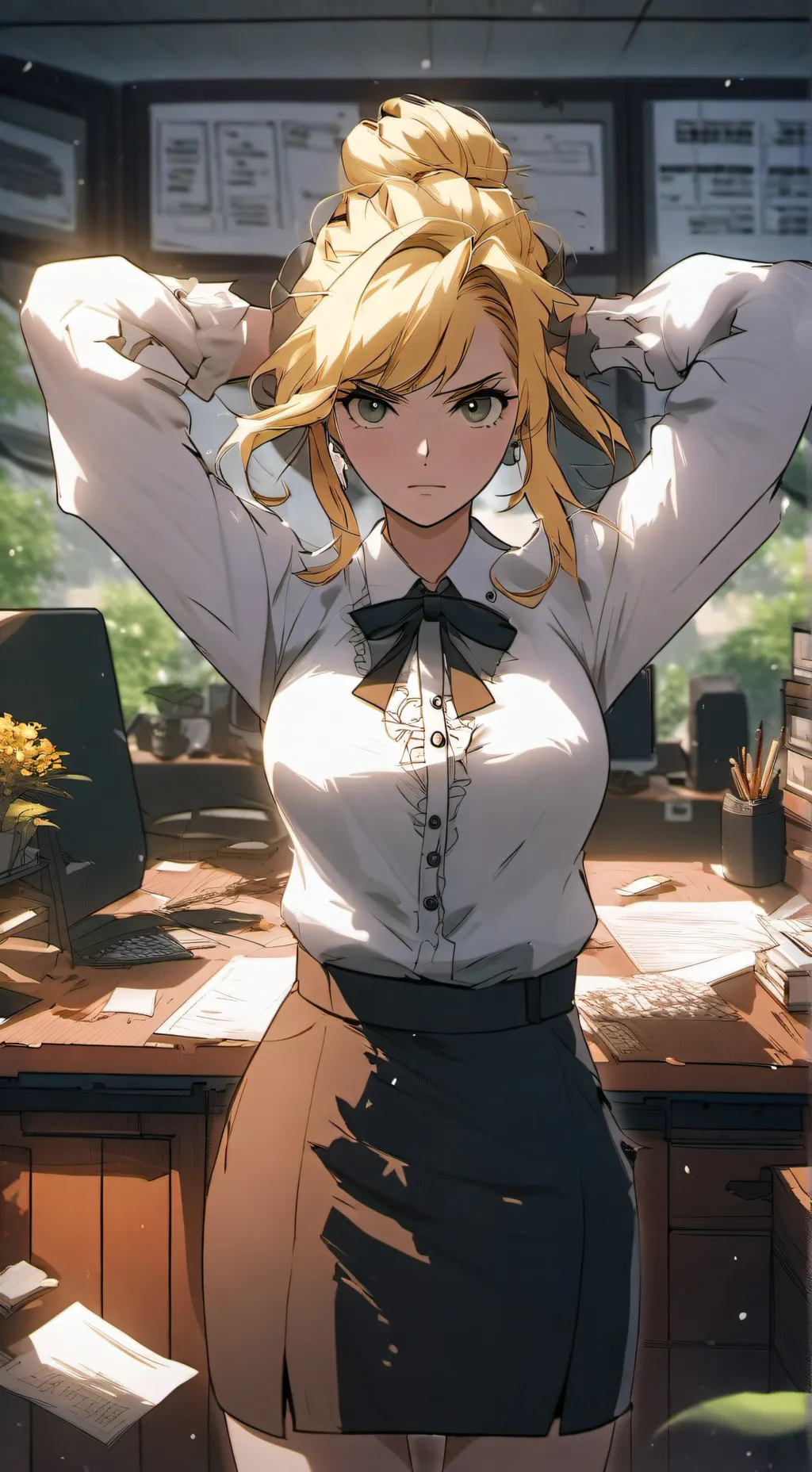 ai character: Kathie ( Boss ) background