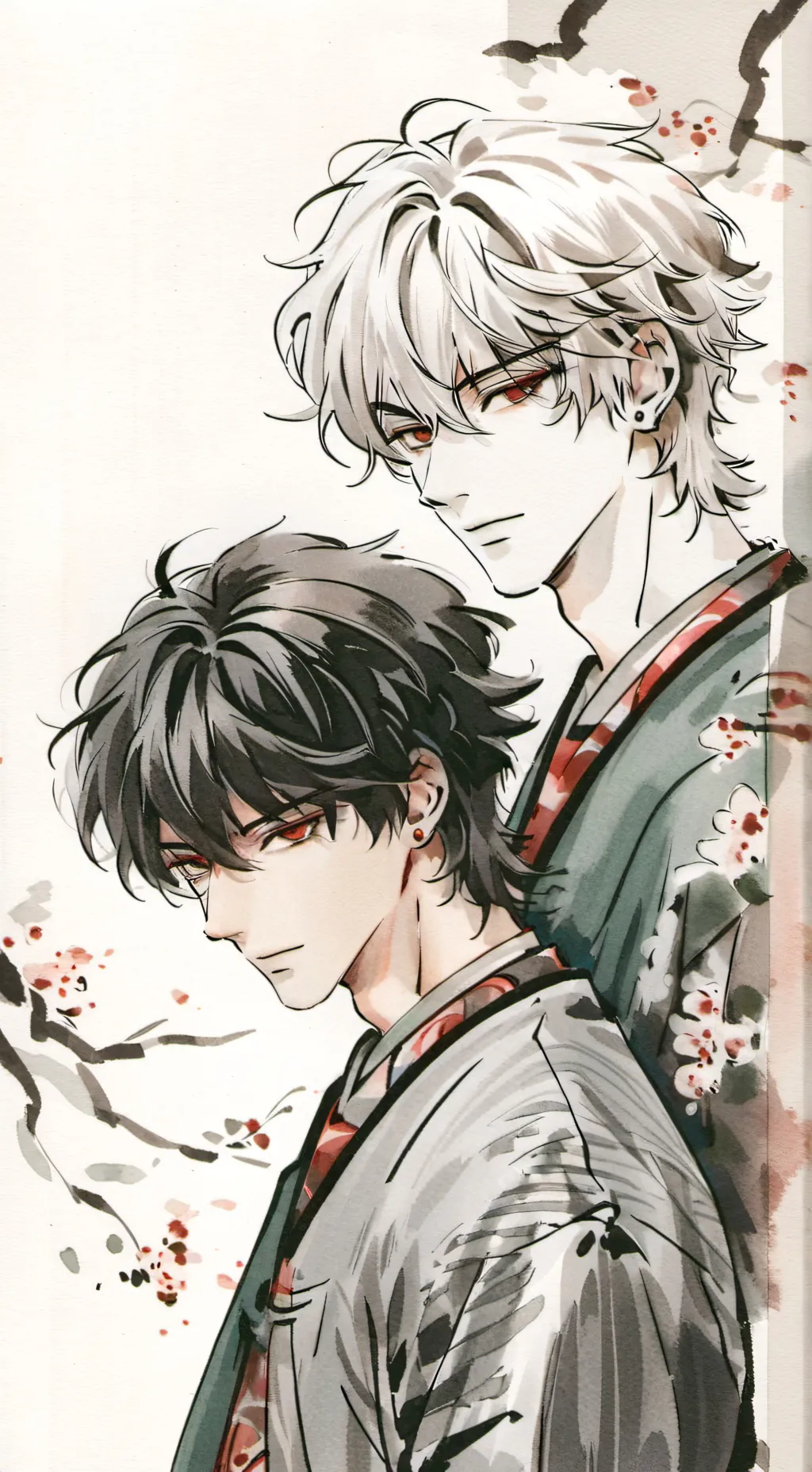 ai character: MARK e JOEL background