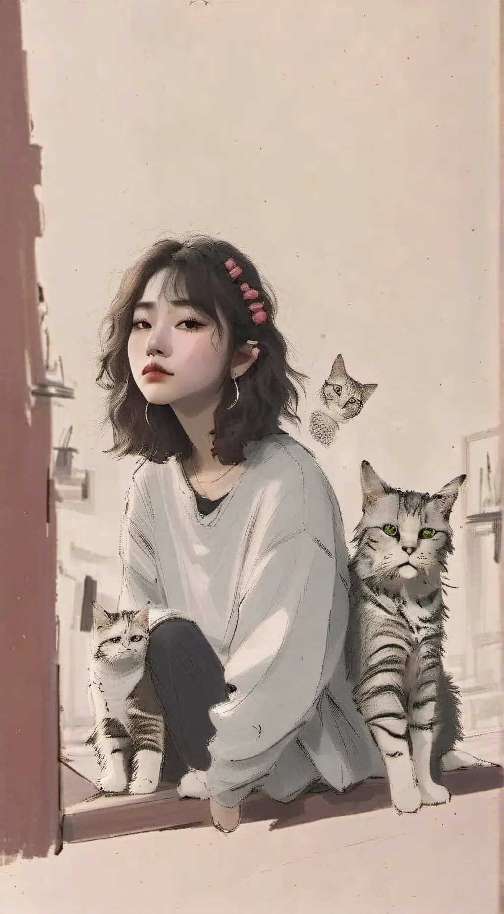 ai character: elly background