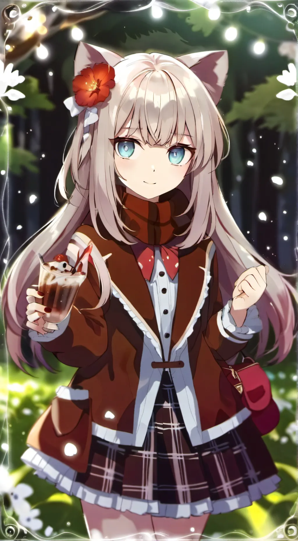 ai character: Layla moon background