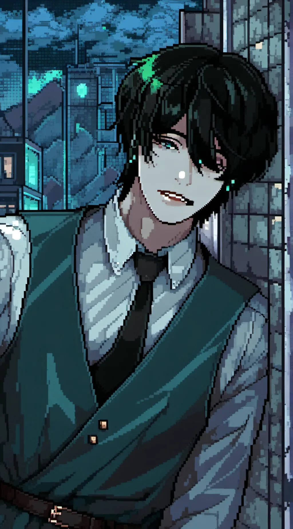 ai character: 🦄🦄👻 ELIJAH 🦄👻 background