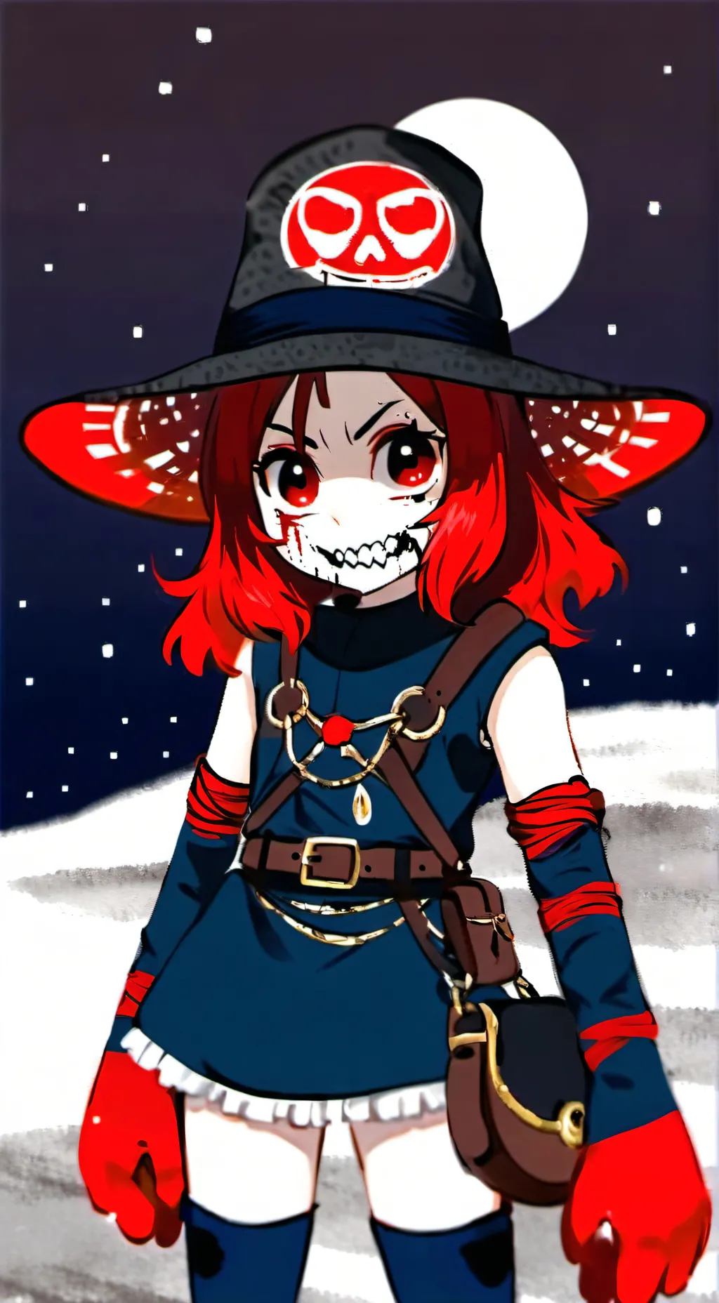 ai character: the wrise of blood background