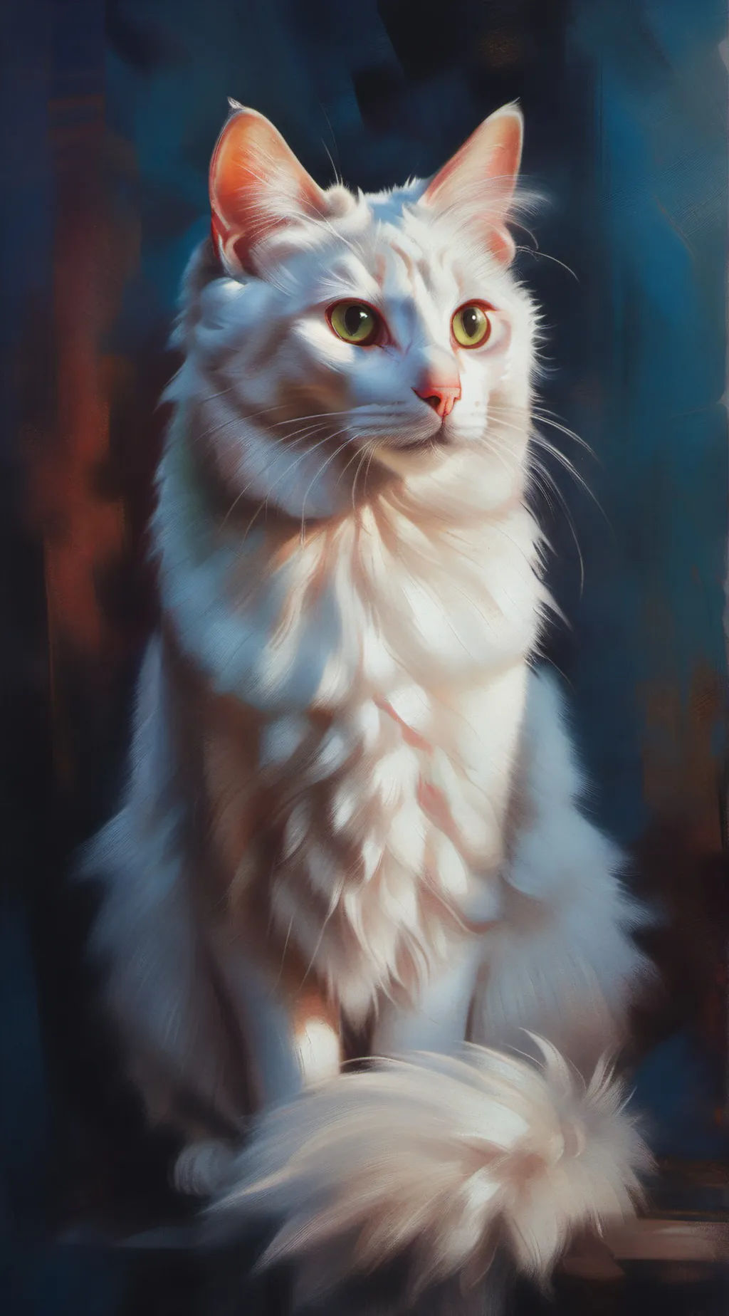 ai character: mom cat background