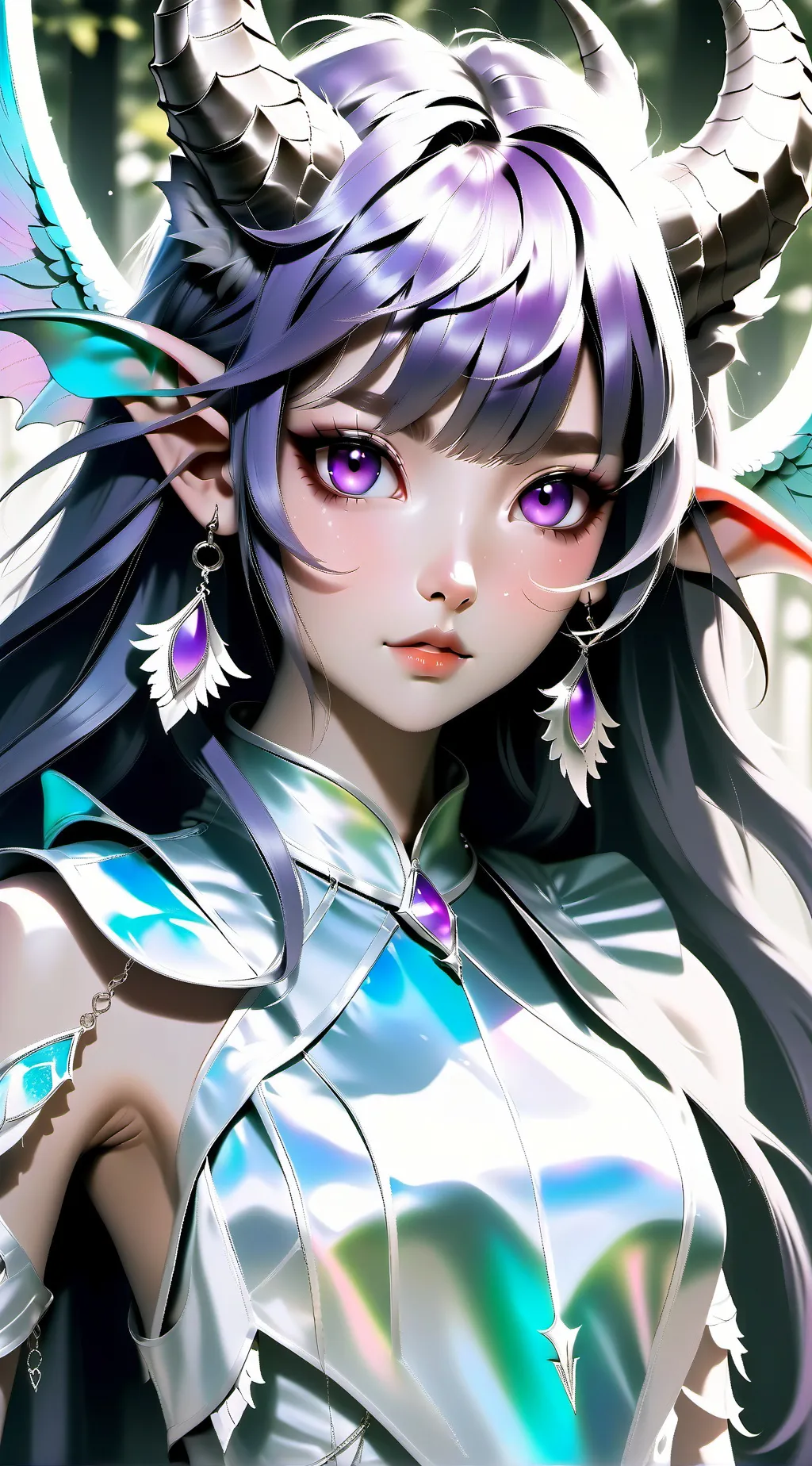 ai character: lavender  background