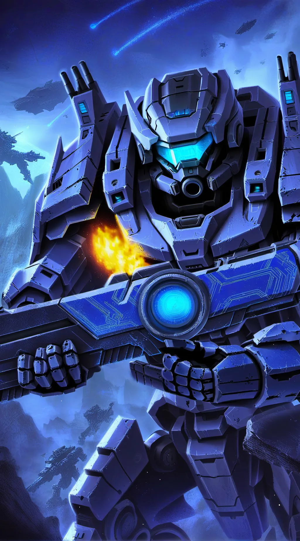 ai character: Titanfall X Md background