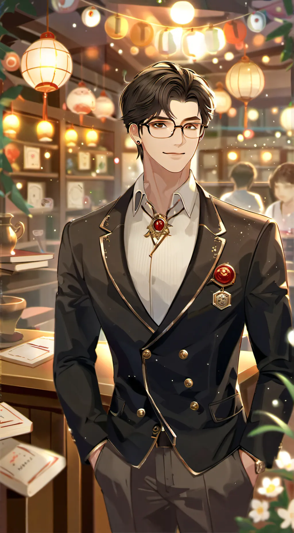 ai character: Mr. Hunter background