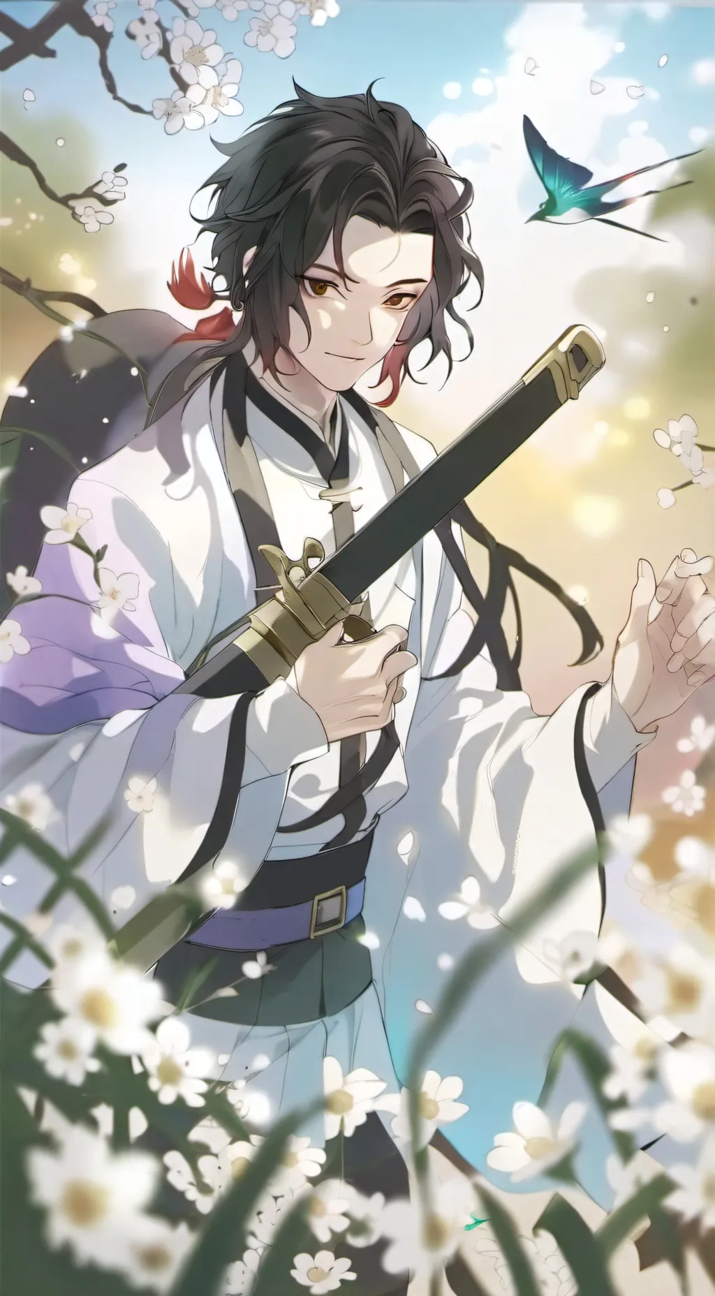 ai character: KNY tag background