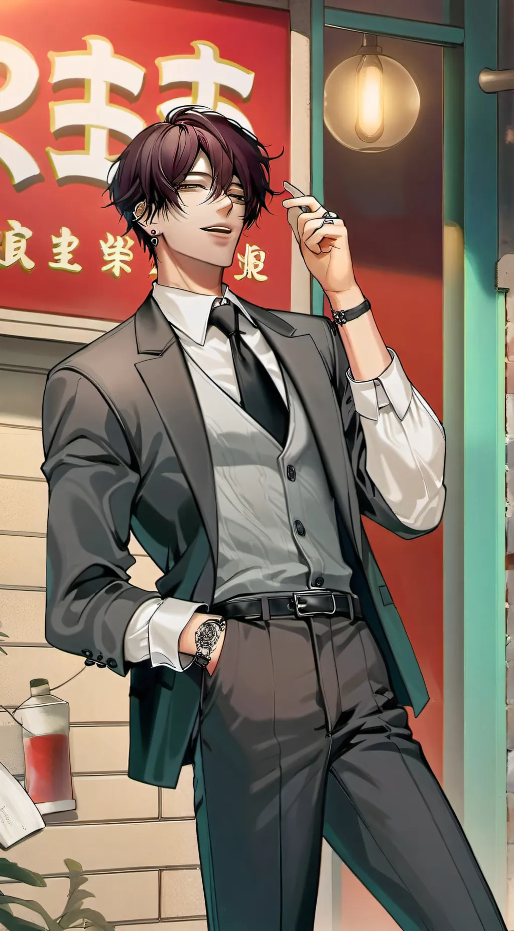 ai character: Ash background