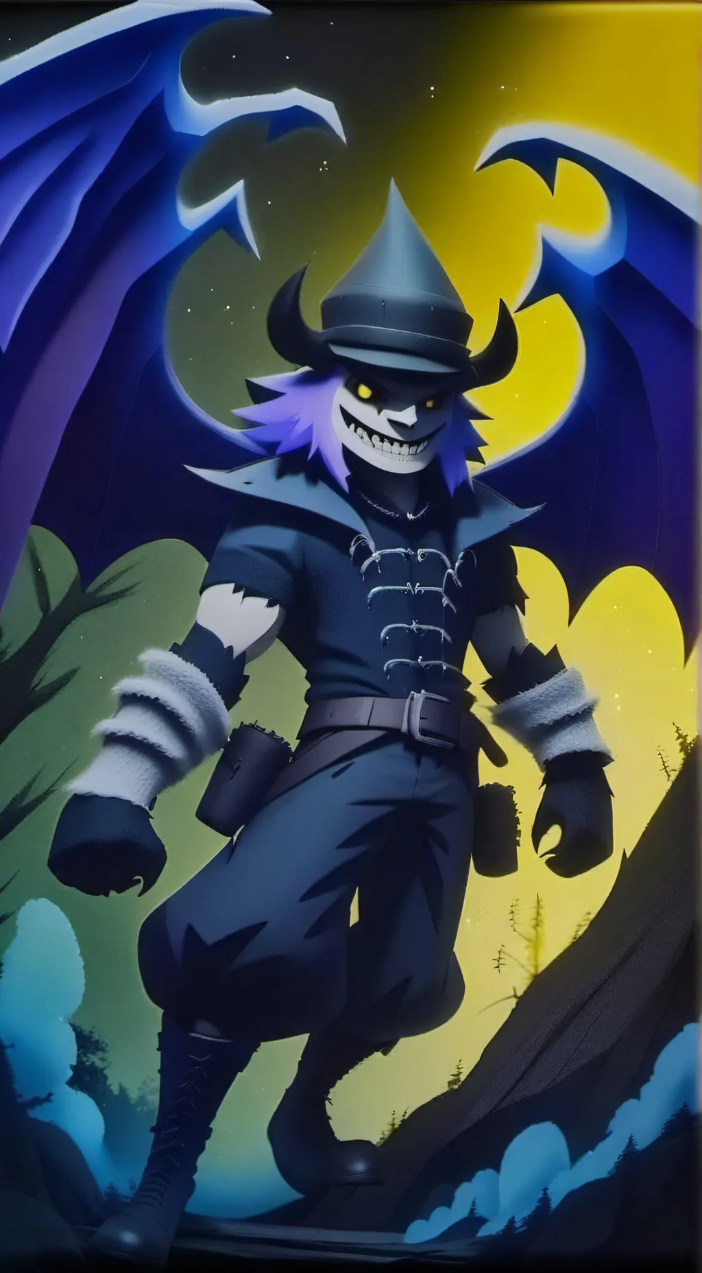 ai character: uzi background