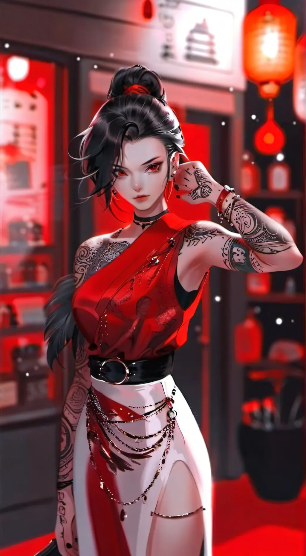 ai character: ichika jinhoo background