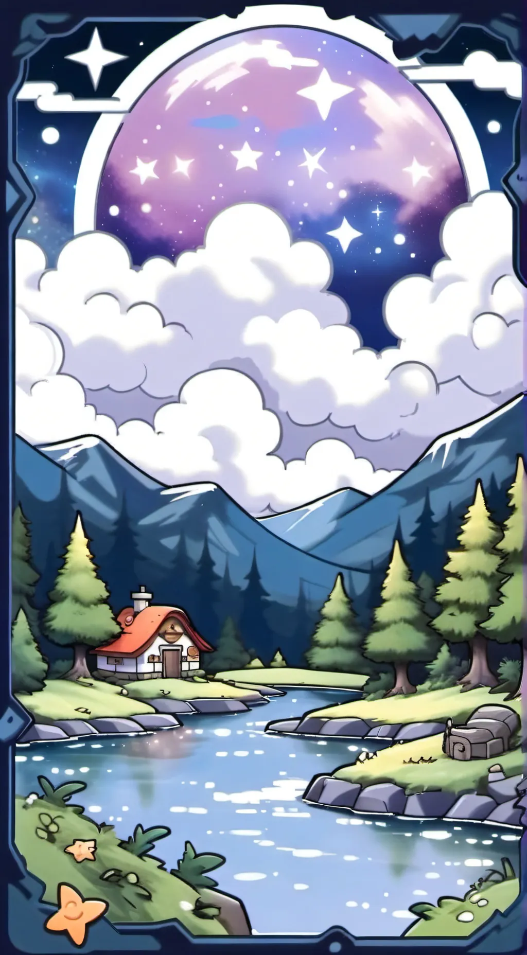 ai character: dandys world background