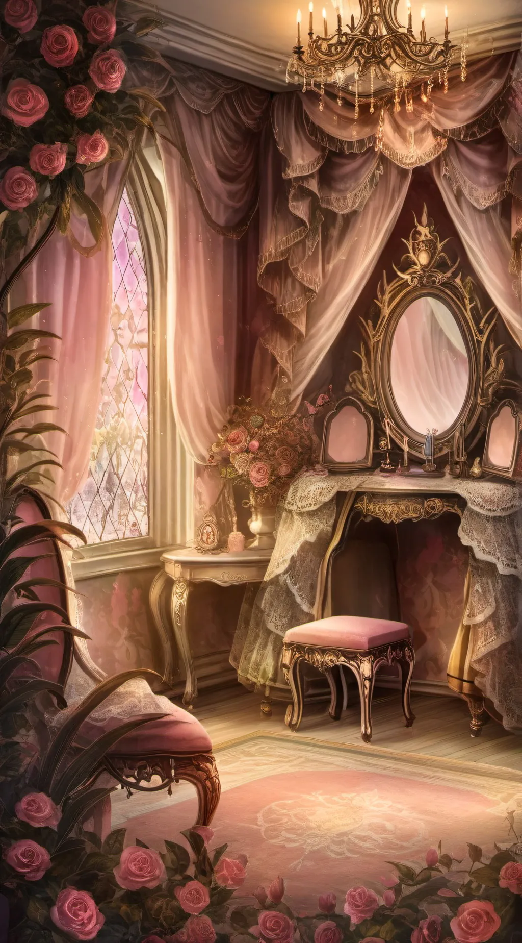 ai character: `•Royal Life•` background