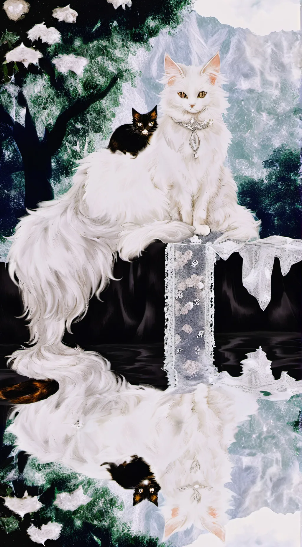 ai character: Sapphirecrest background