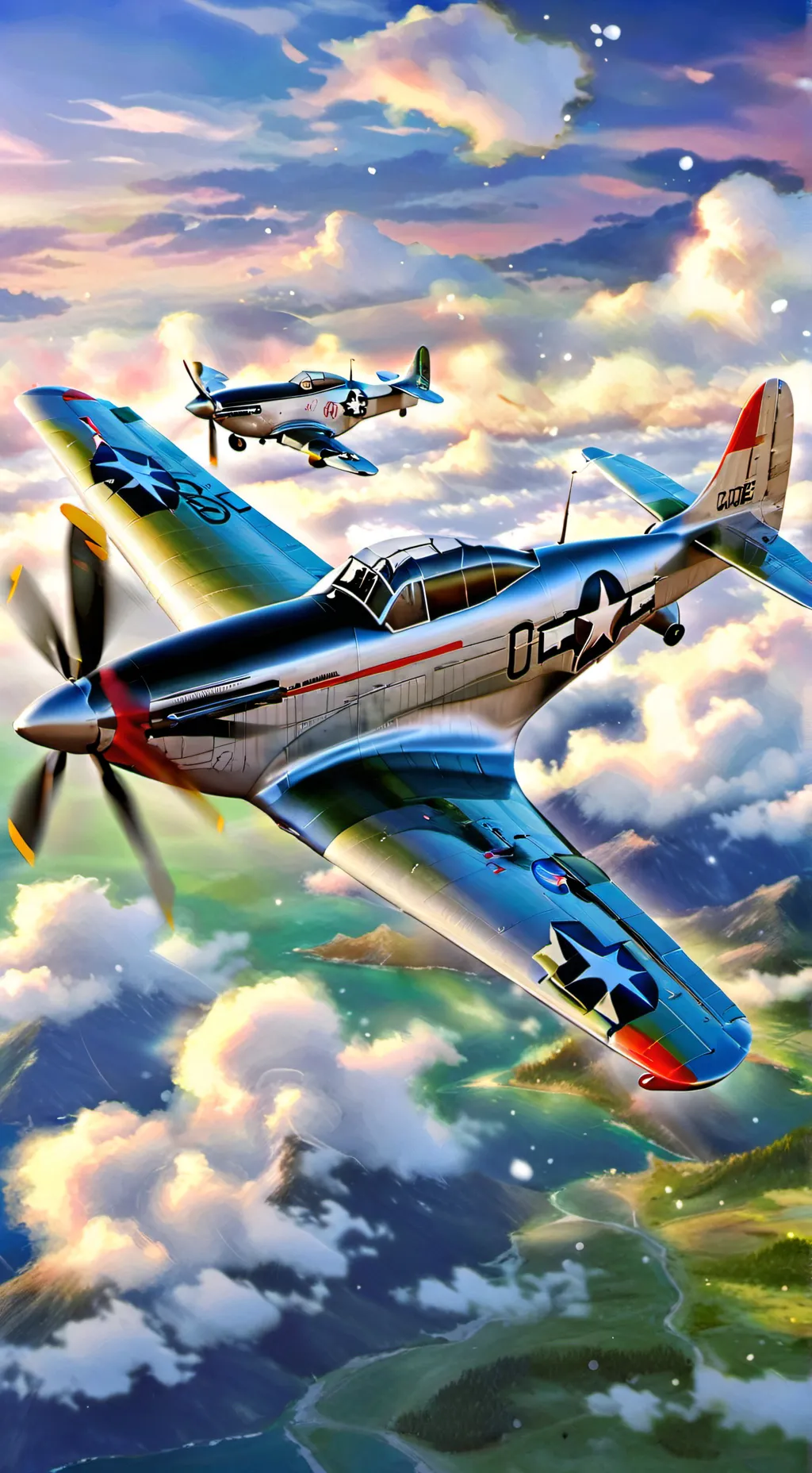 ai character: P-51D background