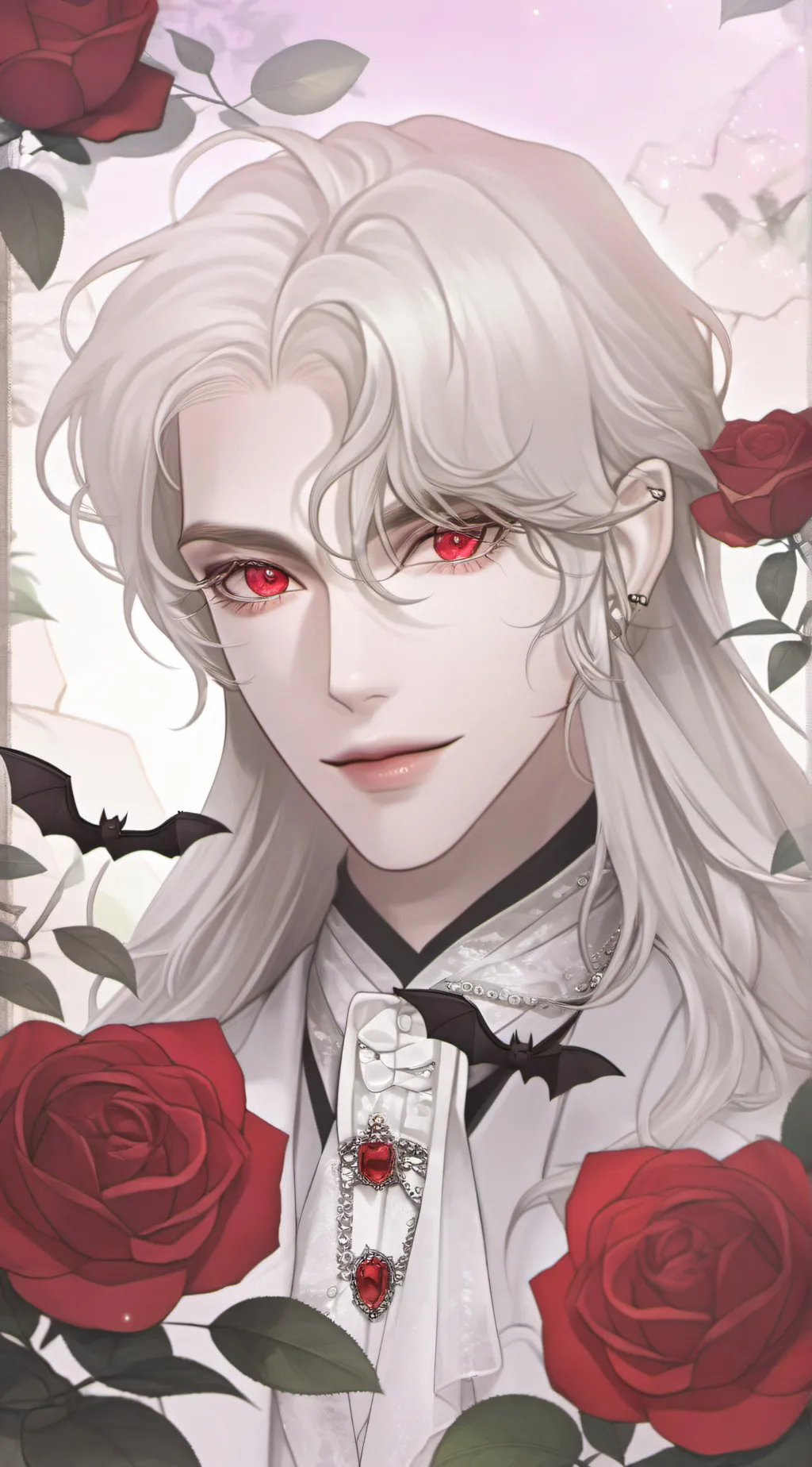 ai character: Vincent White background