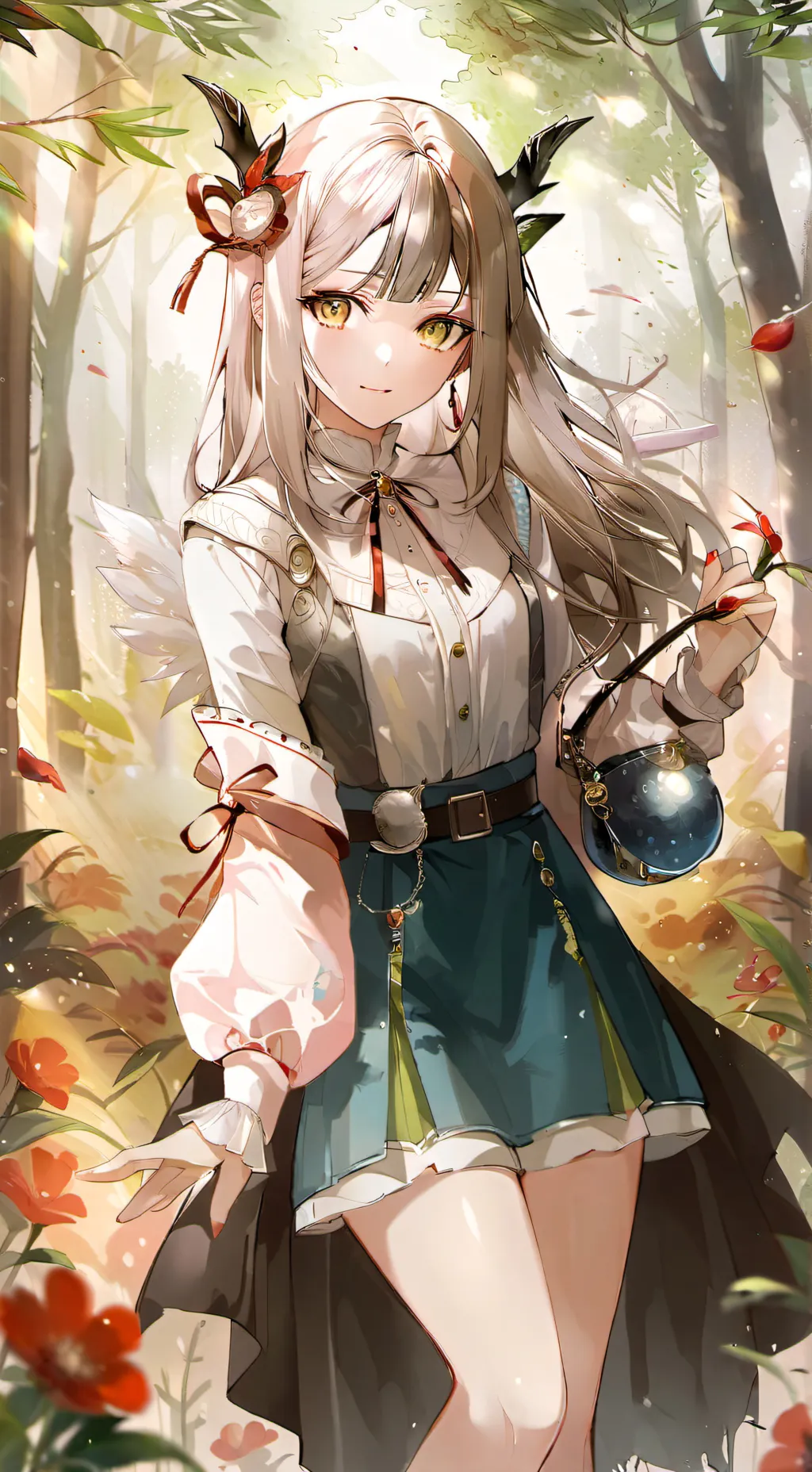 ai character: maybe sus girl😏😏 background