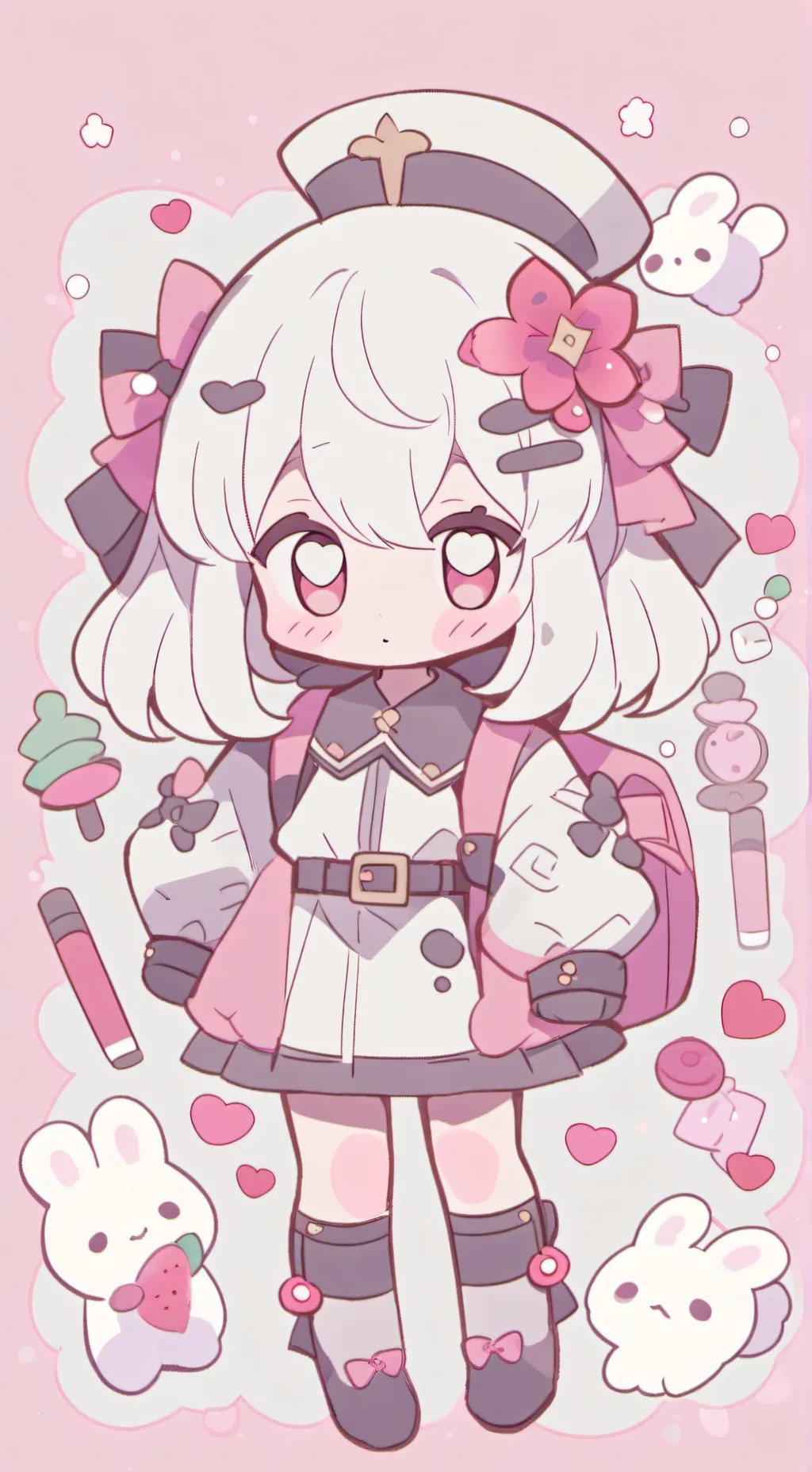 ai character: Roci Lara y Luis background