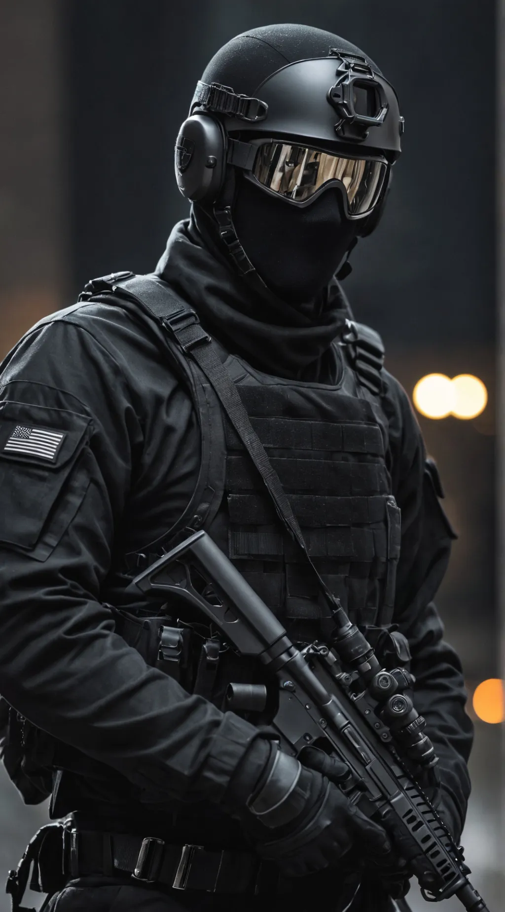 ai character: SWAT background