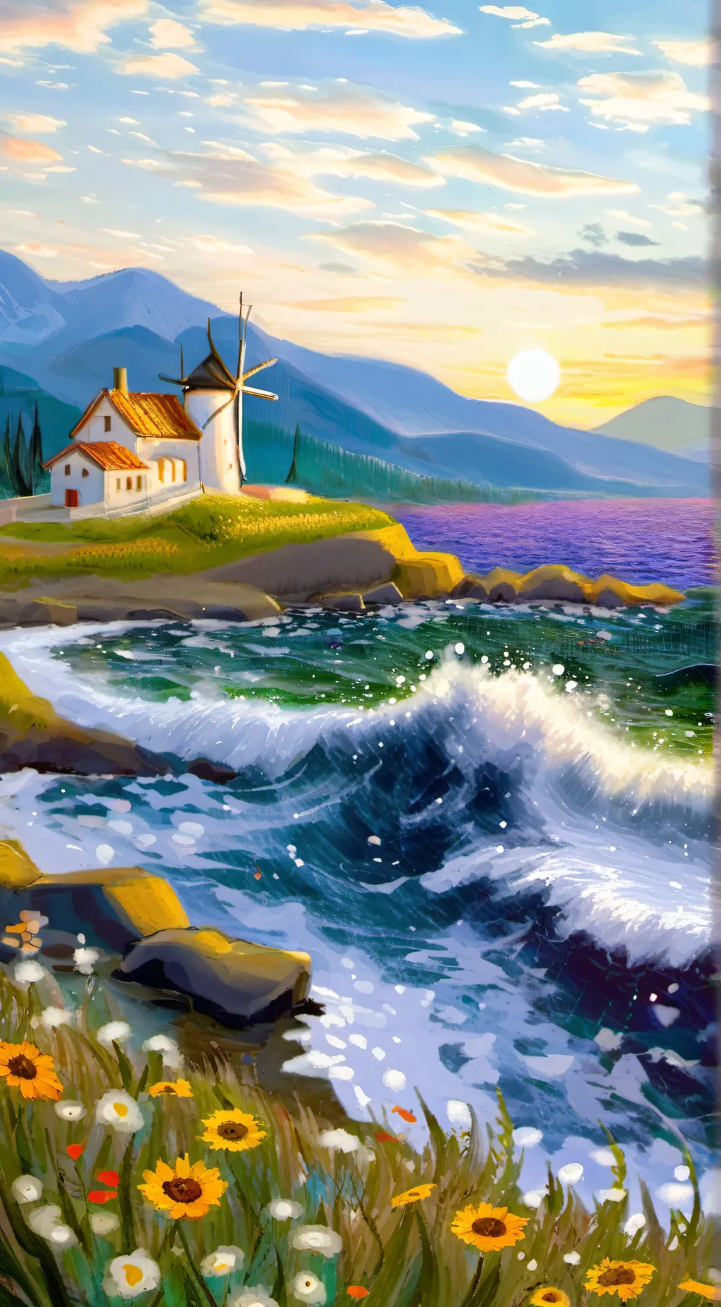 ai character: Smiling critters background