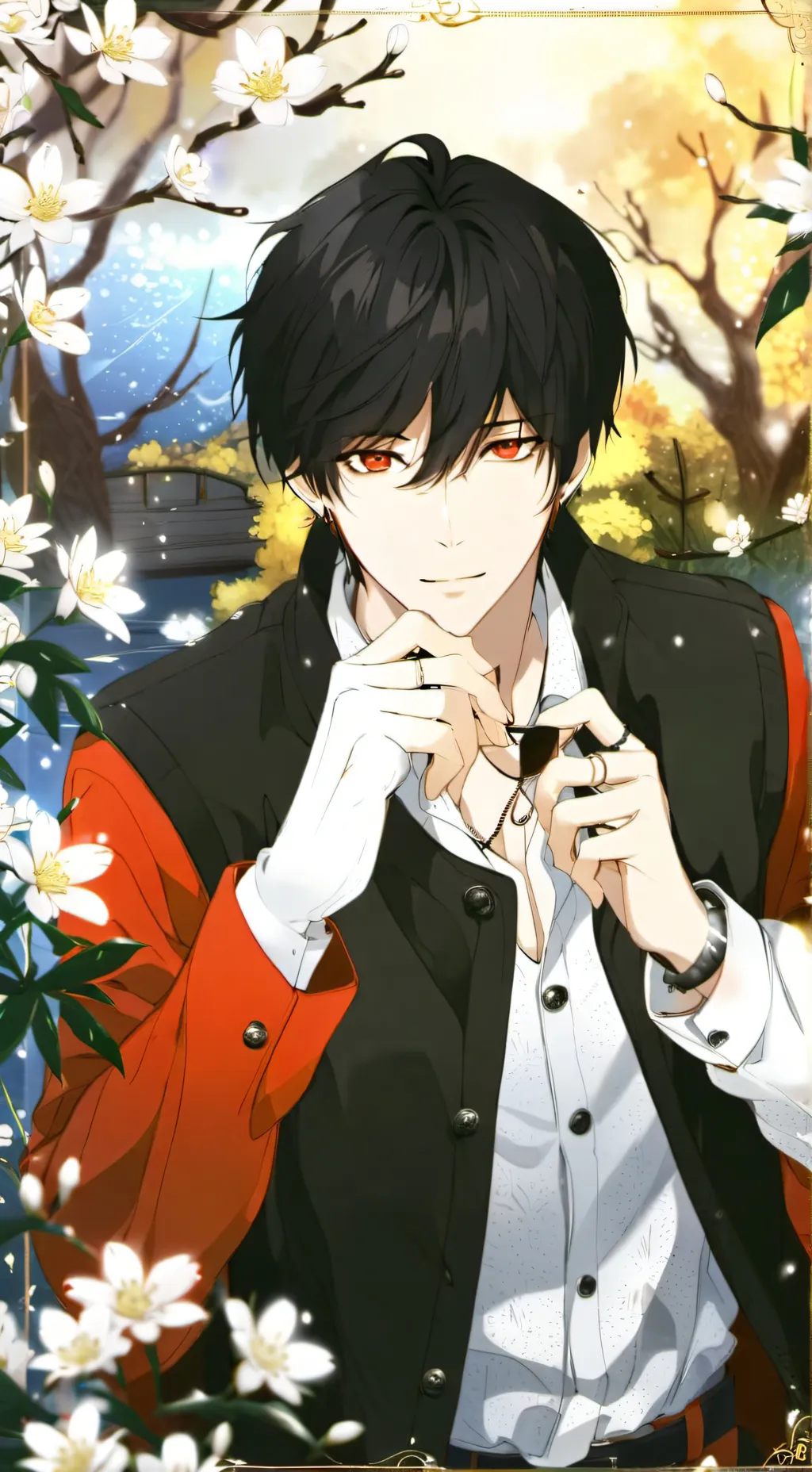 ai character: Handsome people background