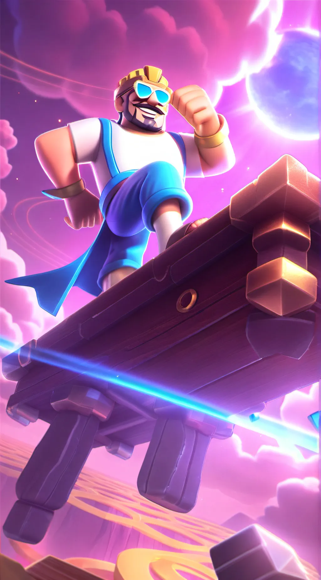 ai character: parkour background