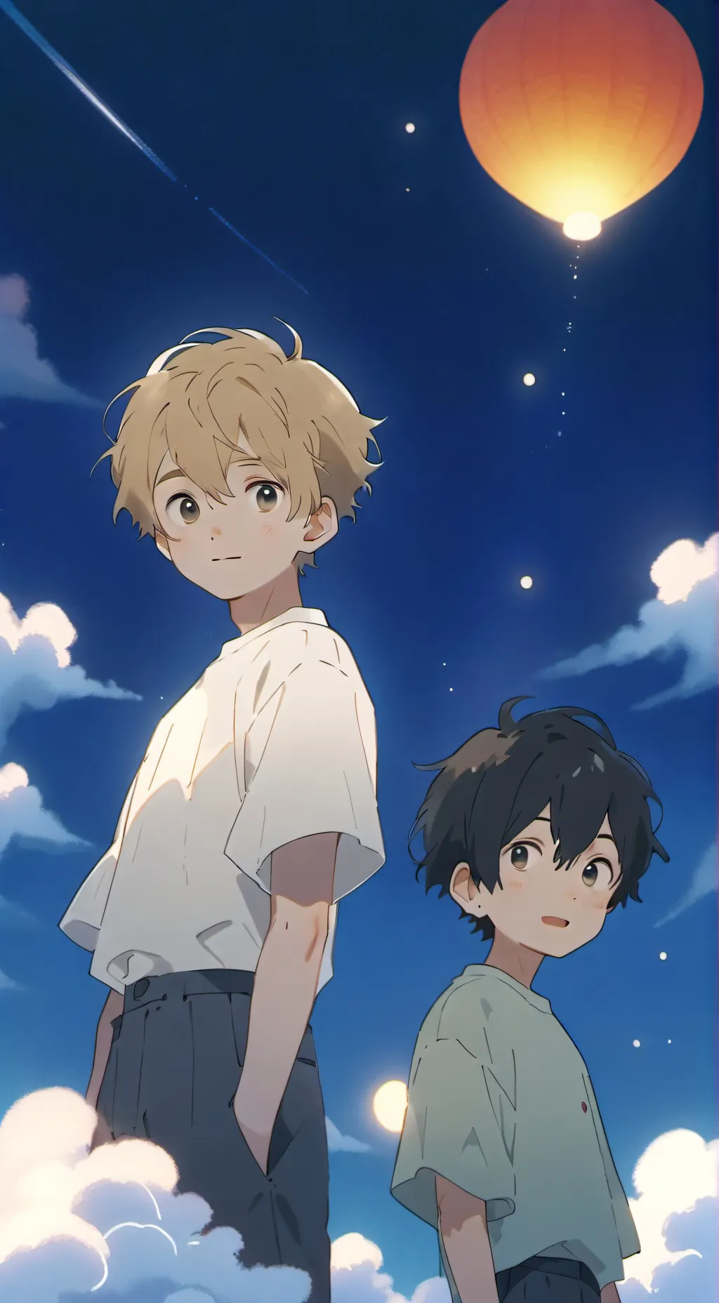 ai character: young Sam and Colb background