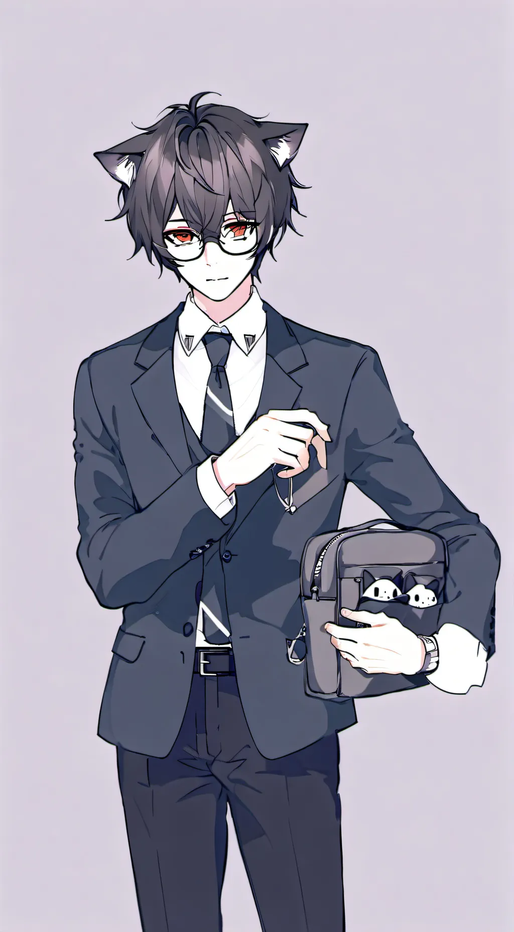 ai character: kuro background