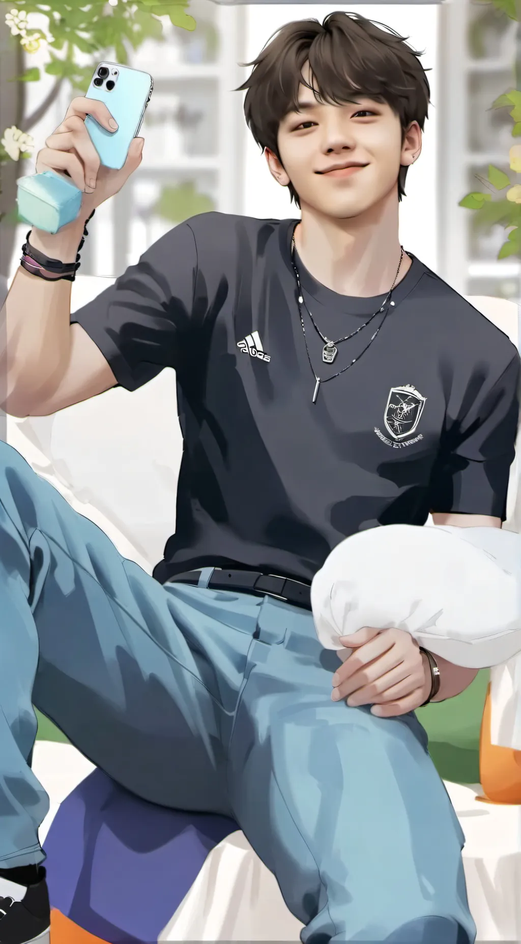 ai character: Leo background