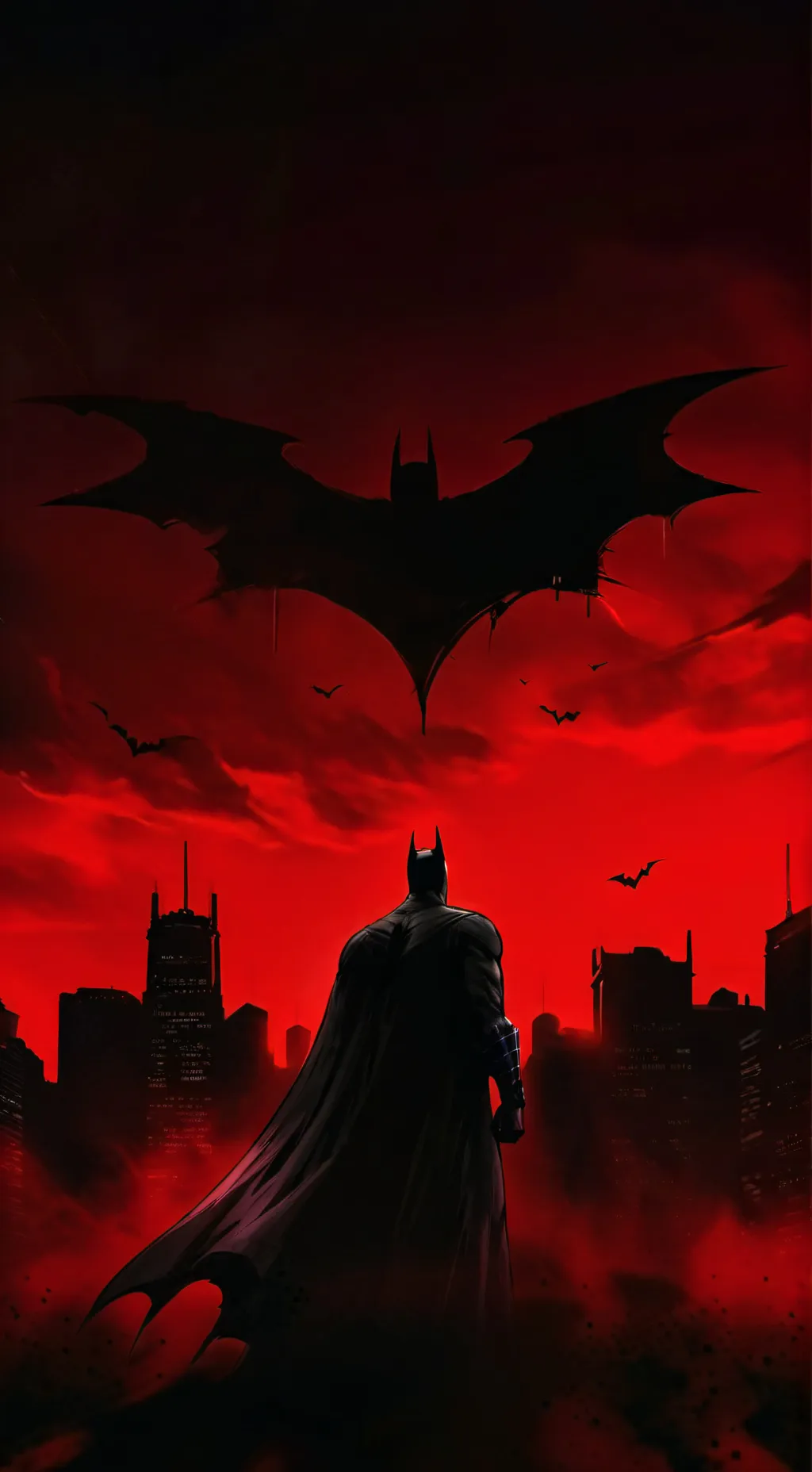 ai character: Batman  background