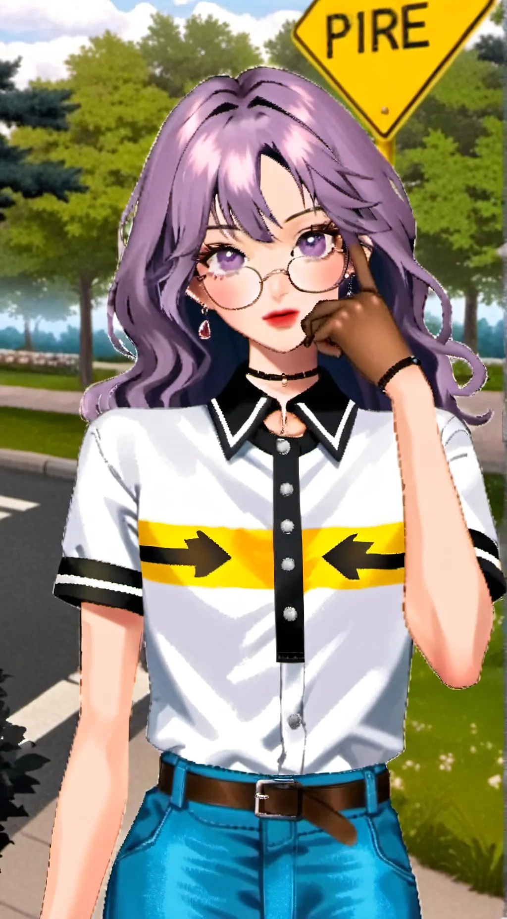 ai character: Lisa  background