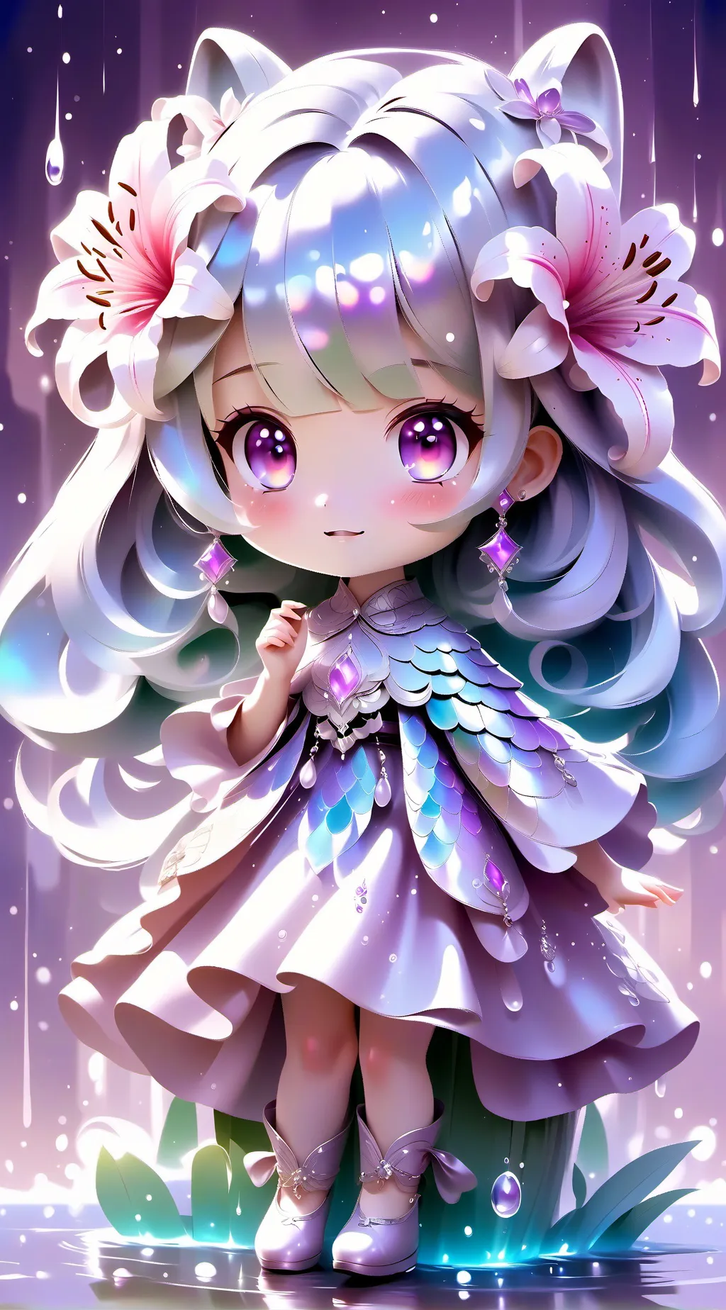 ai character: lily amandra background