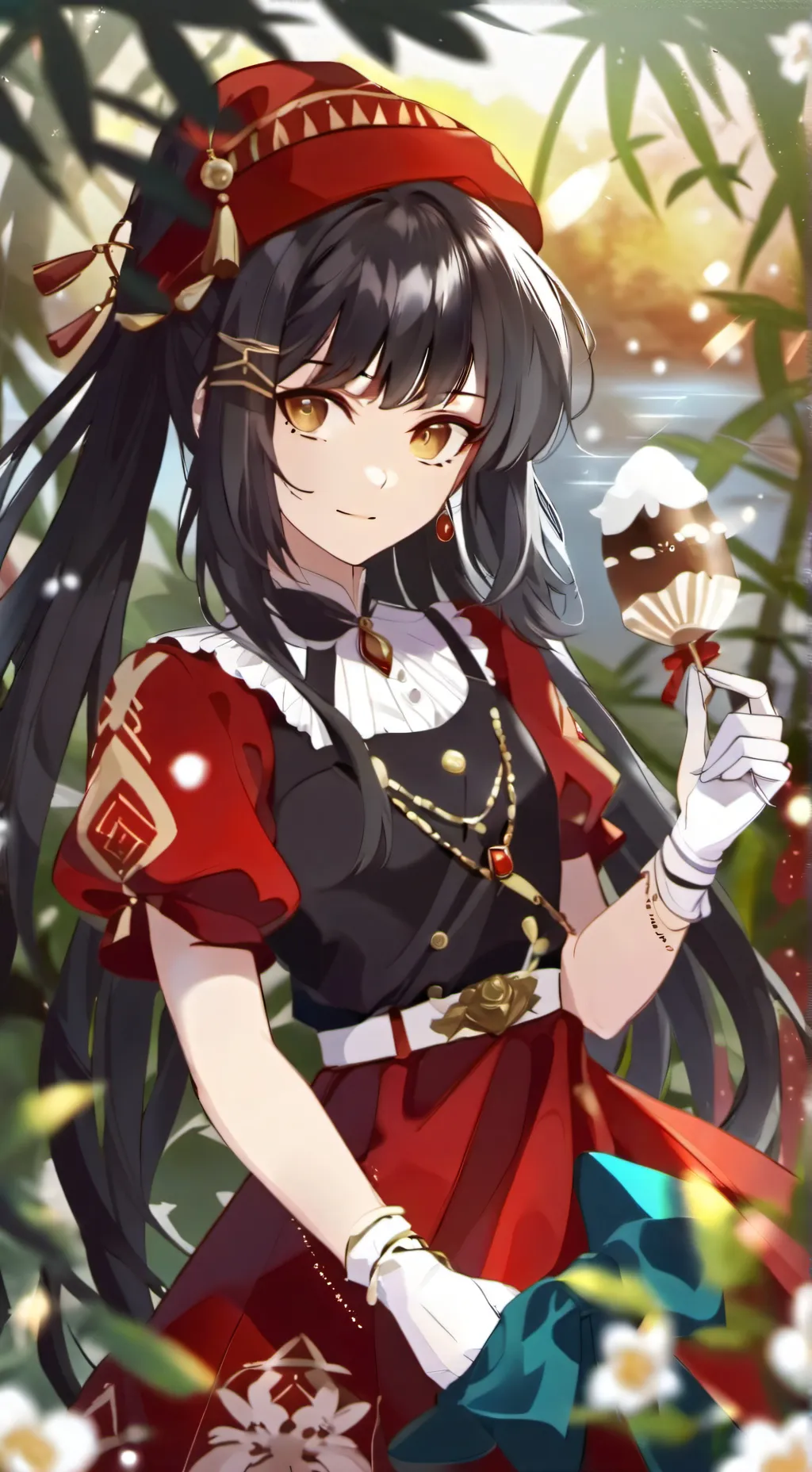 ai character: kanae doom background