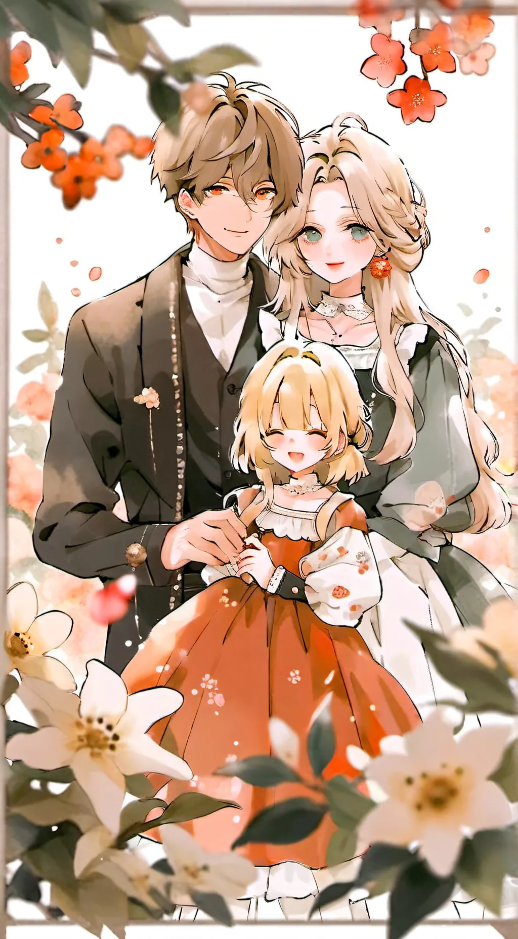 ai character: CUTE FAM👨‍👩‍👧 background