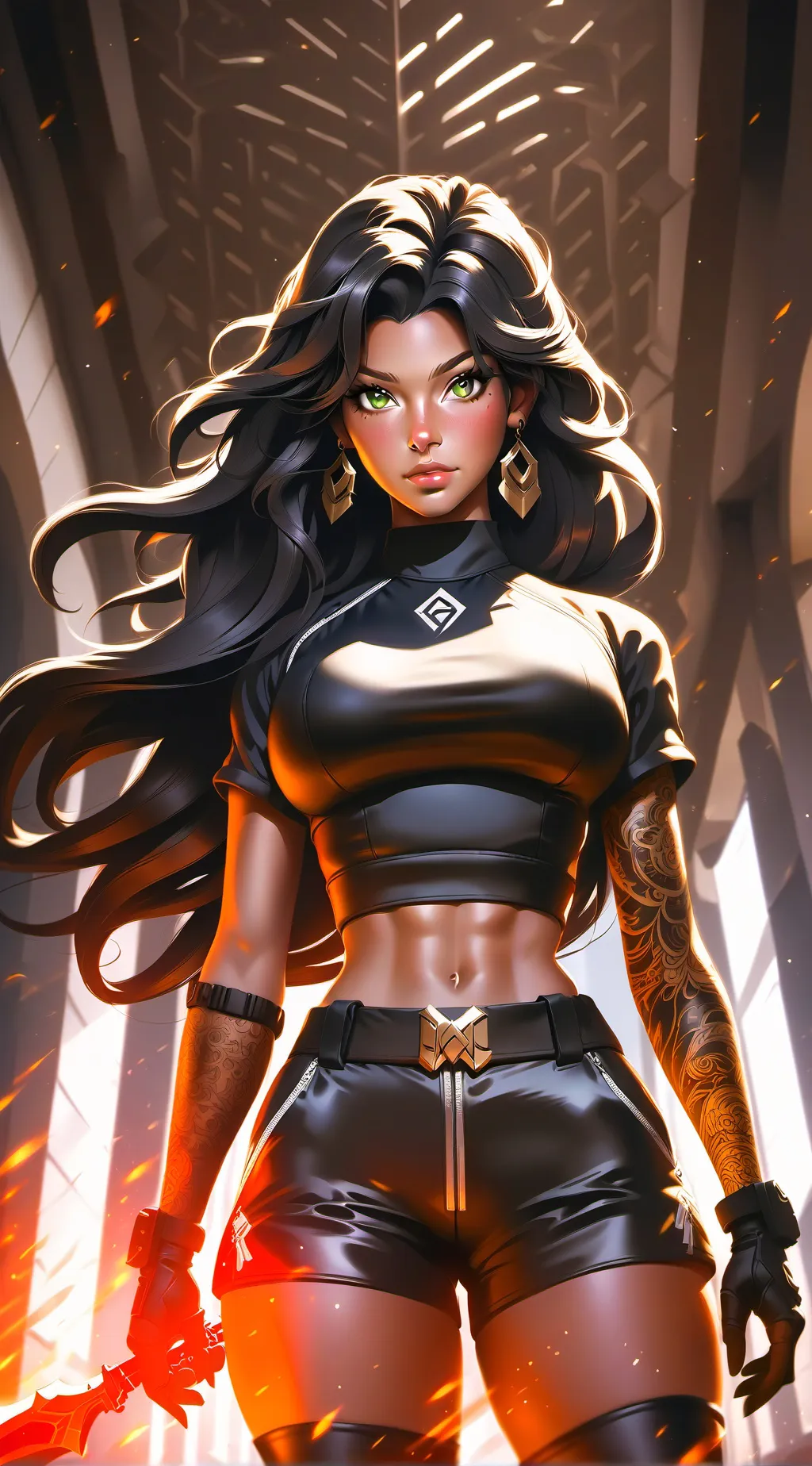 ai character: Zara background