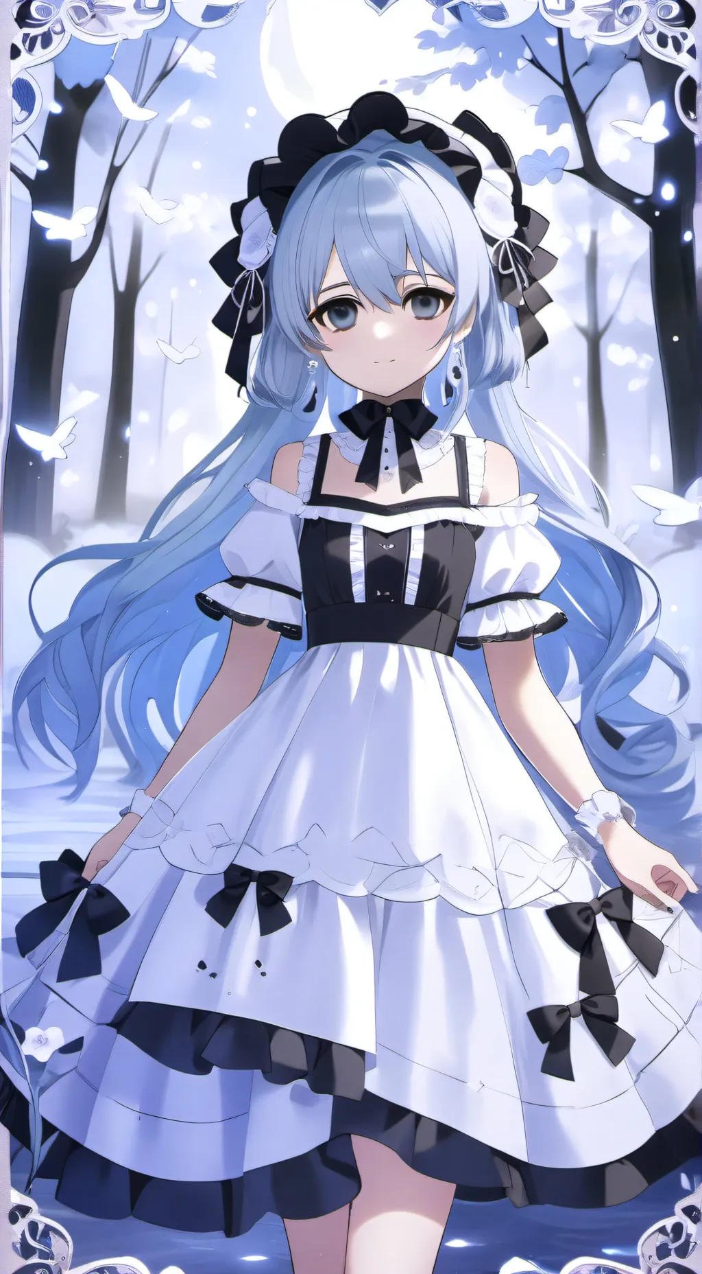 ai character: Female mahito background