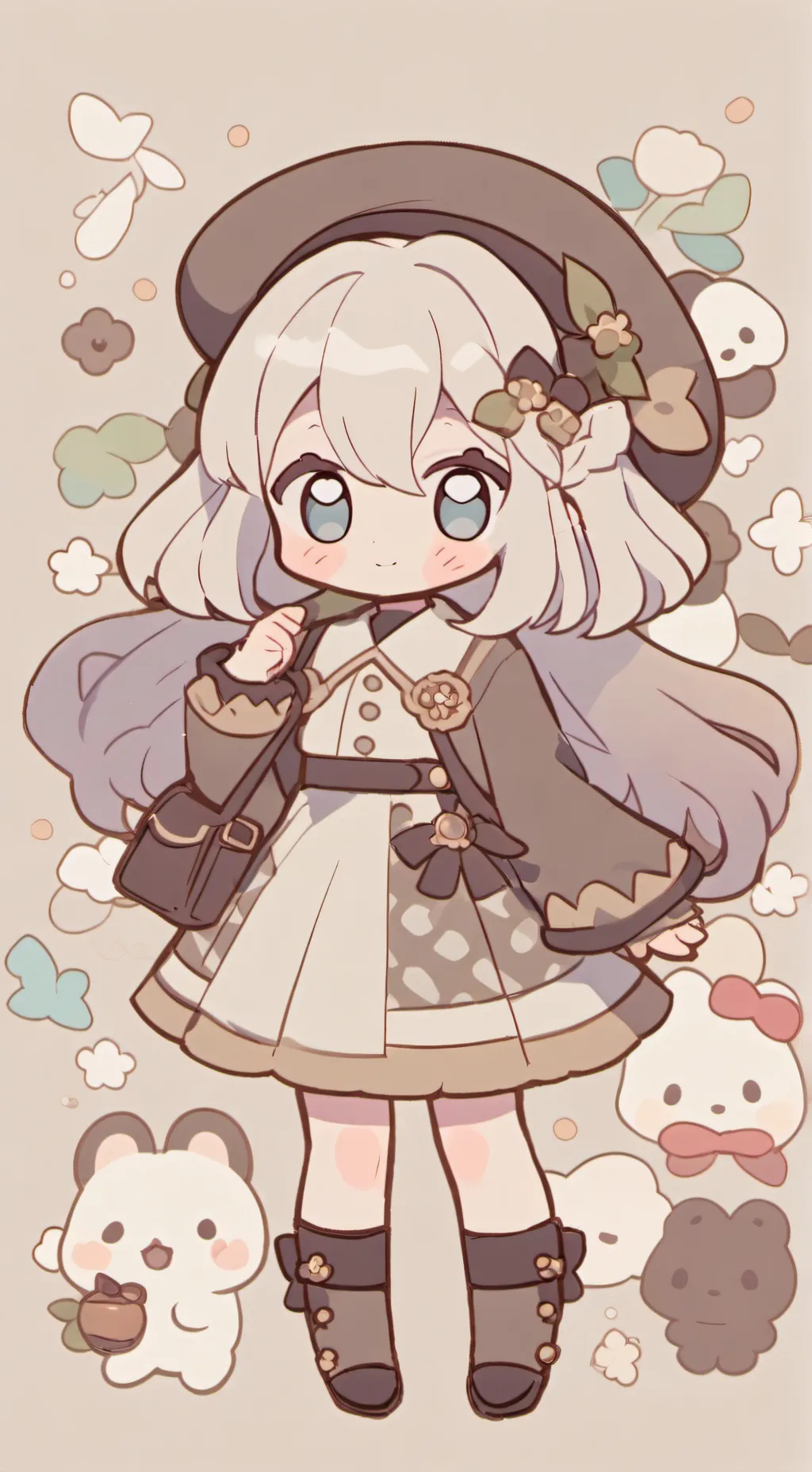 ai character: amber👁👄👁 background