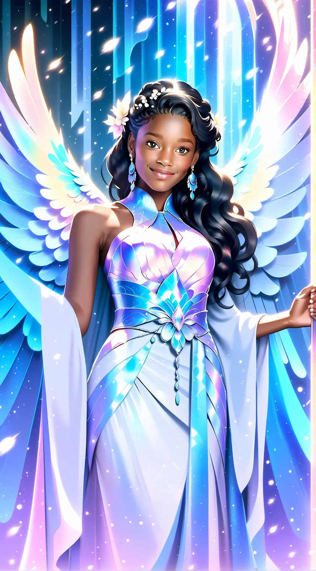 ai character: Nathalie  background